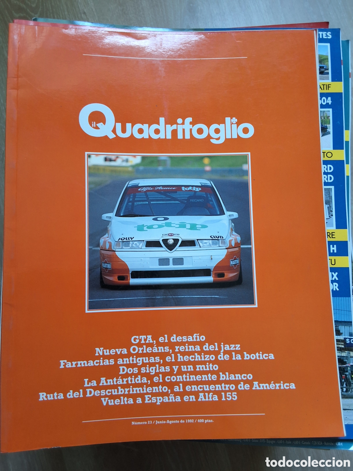 Coches: Quadrifoglio revista coches trimestral n&uacute;mero 23 a&ntilde;o 1992/6-8