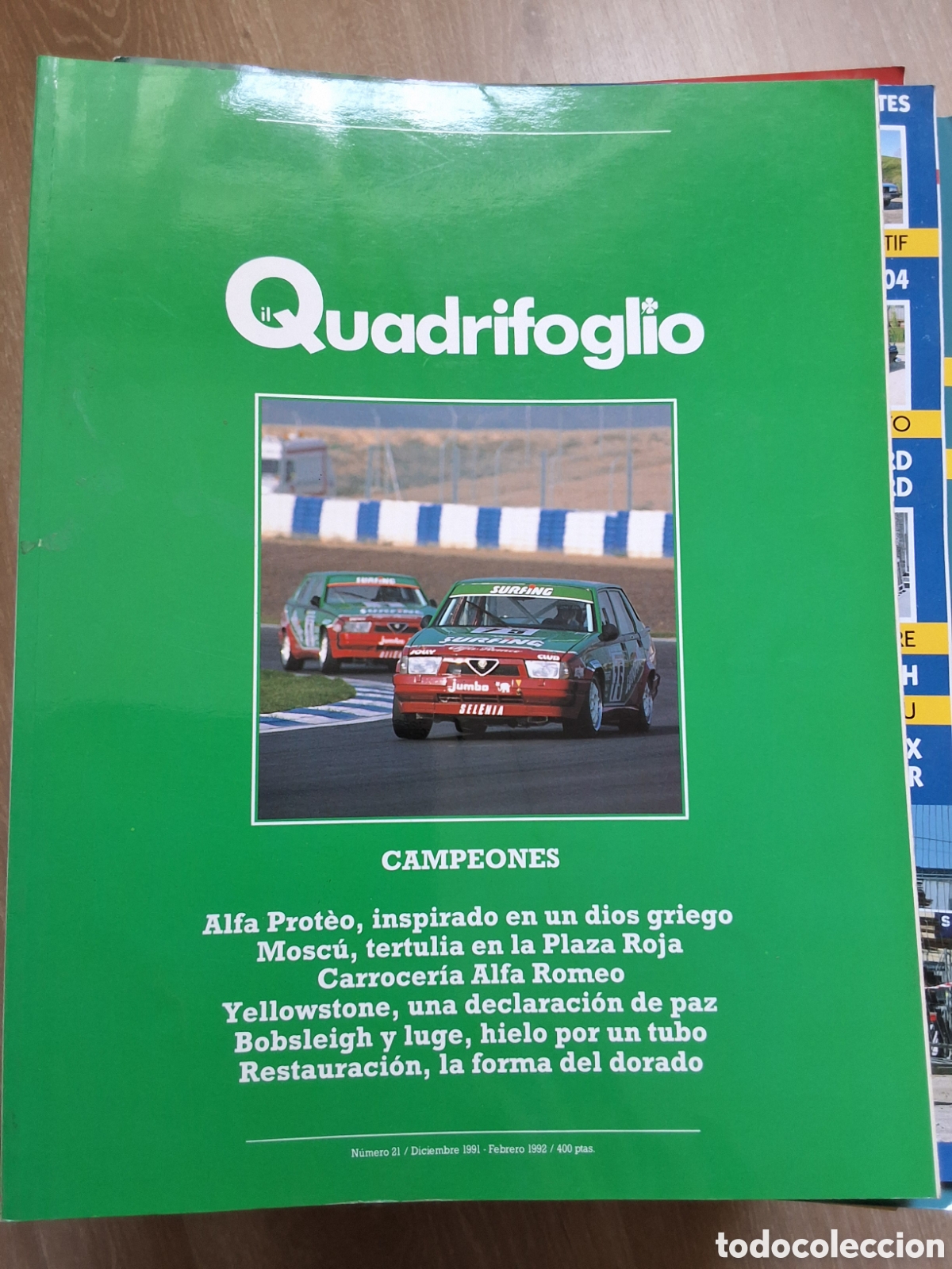 Coches: Quadrifoglio revista coches trimestral n&uacute;mero 21 a&ntilde;o 1991/12 1992/2