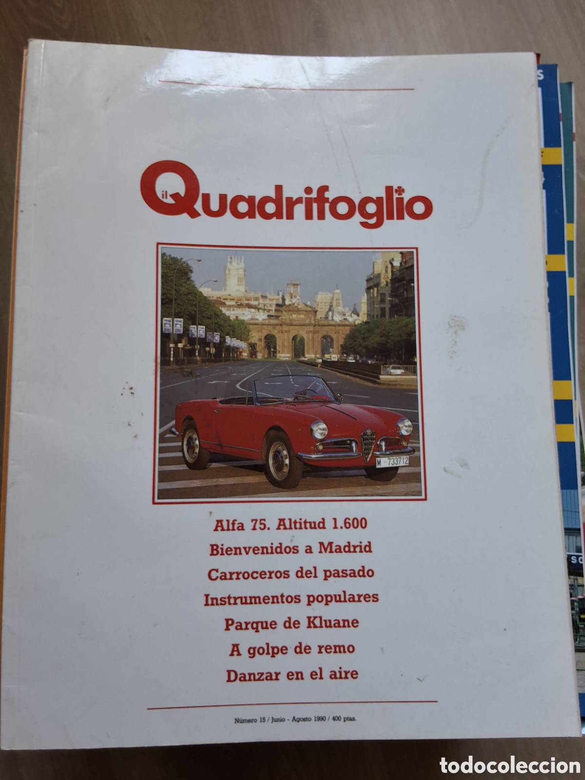 Coches: Quadrifoglio revista coches trimestral n&uacute;mero 15 a&ntilde;o 1990/6-8