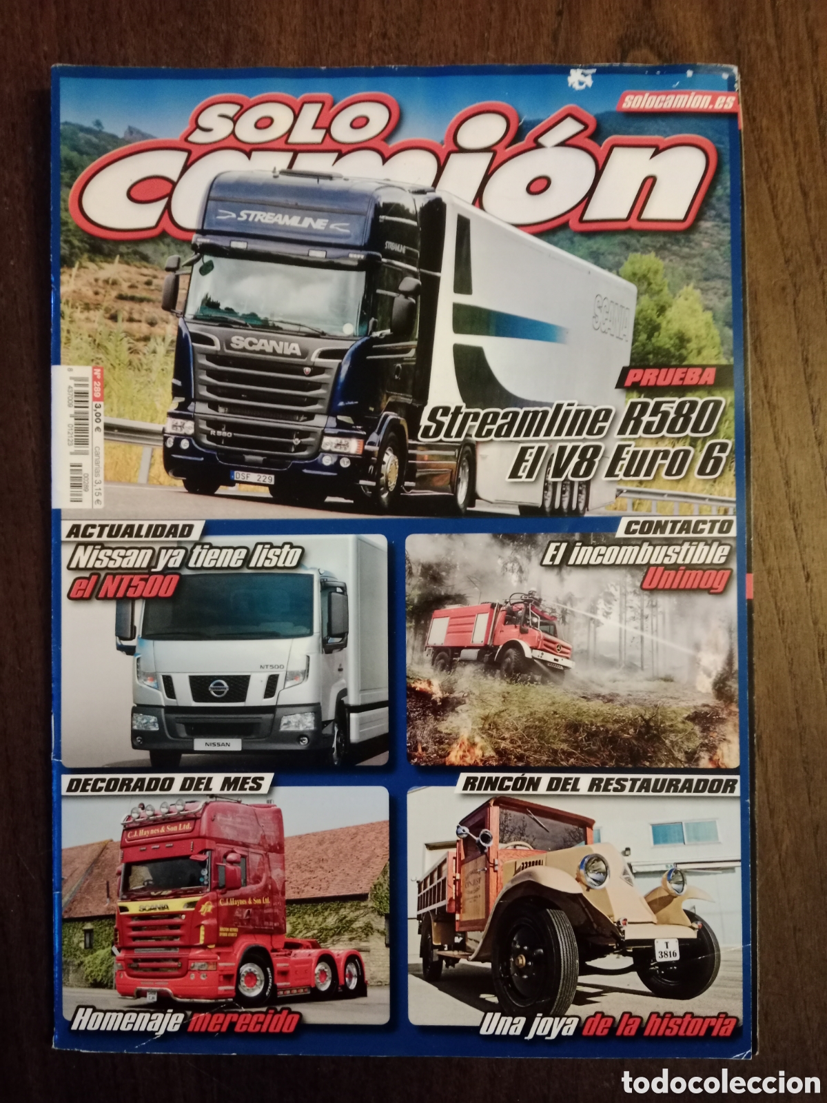 Coches: Revista solo cami&oacute;n n. 289 de 2014