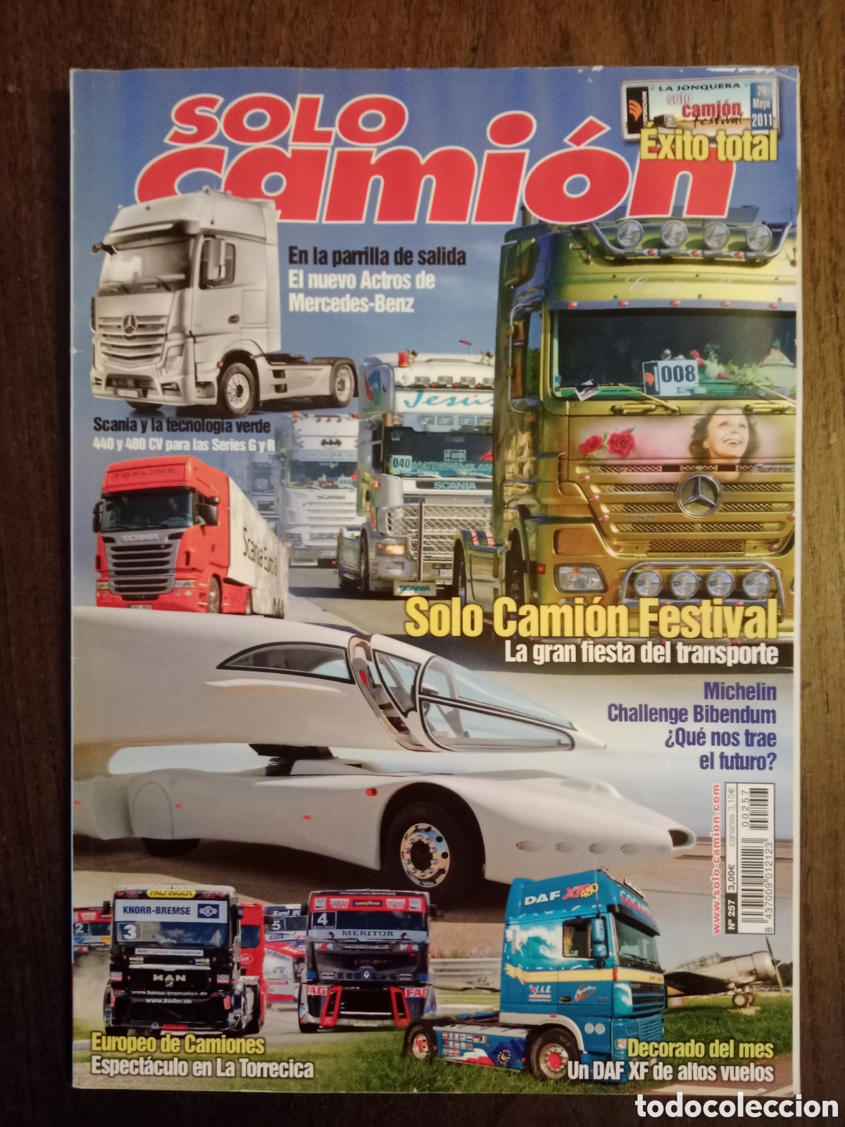 Coches: Revista solo cami&oacute;n n. 257 de 2011