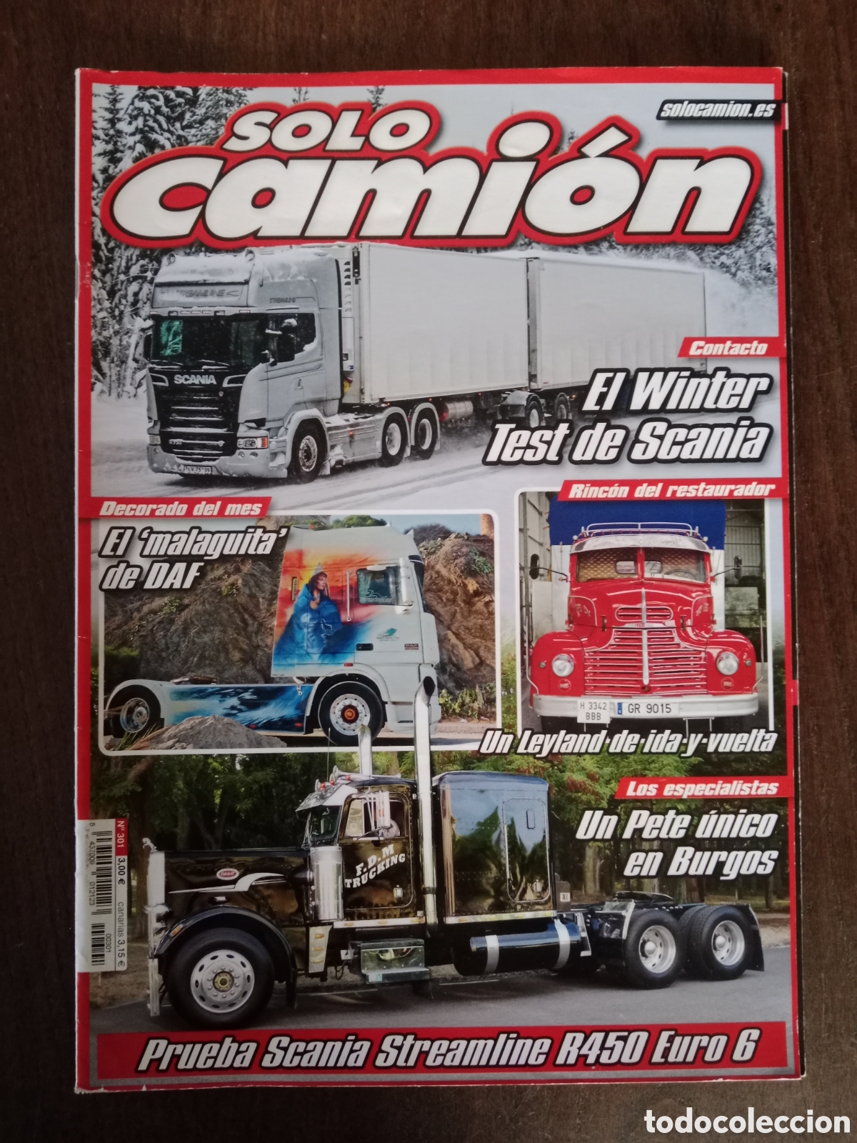 Coches: Revista solo cami&oacute;n n. 301 de 2015