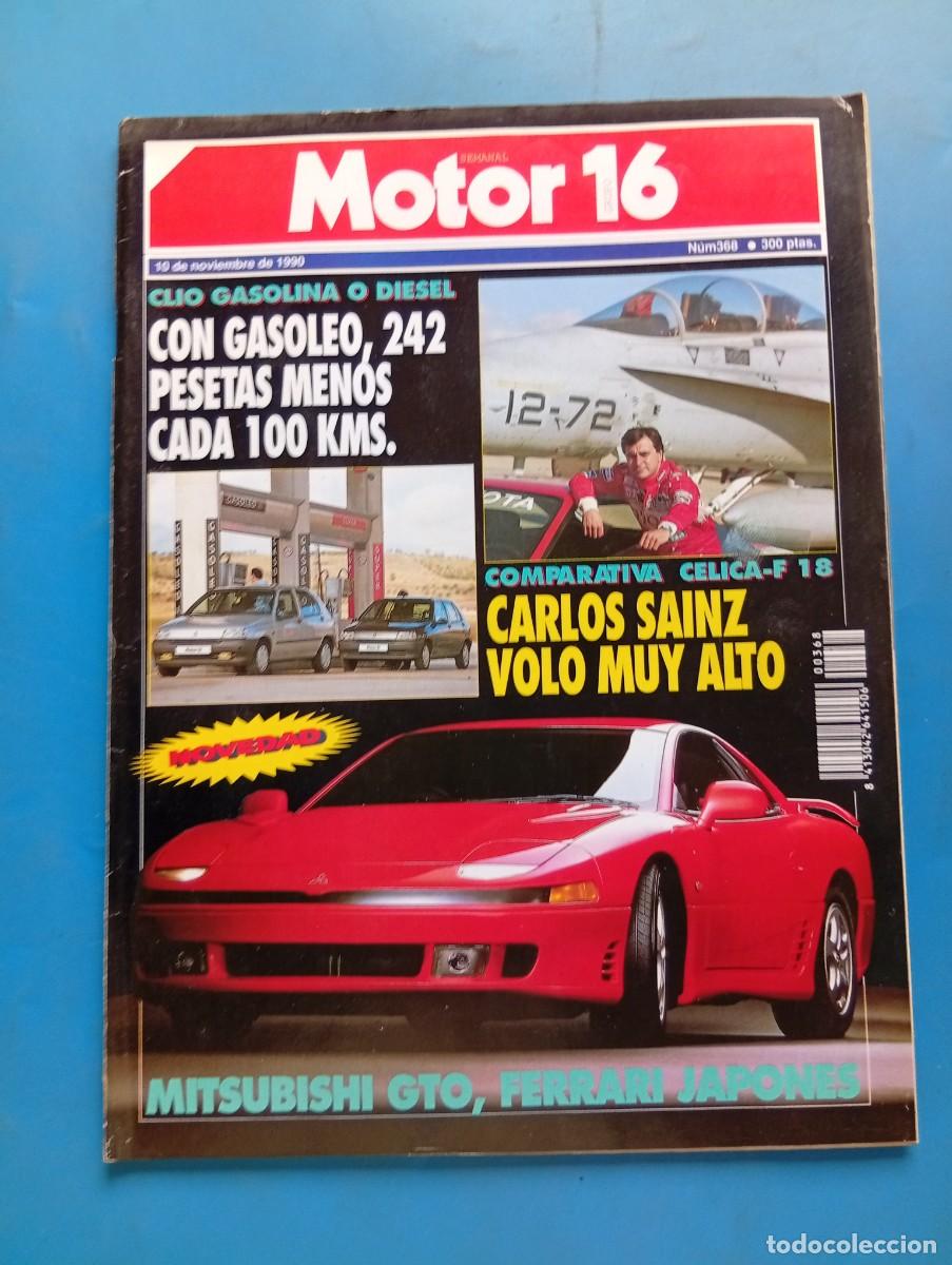 Coches: MOTOR 16. N&ordm; 368 NOVIEMBRE 1990. MERCEDES 500 E. MAZDA AUTOZAM REVUE. MITSUBISHI GTO... LEER.