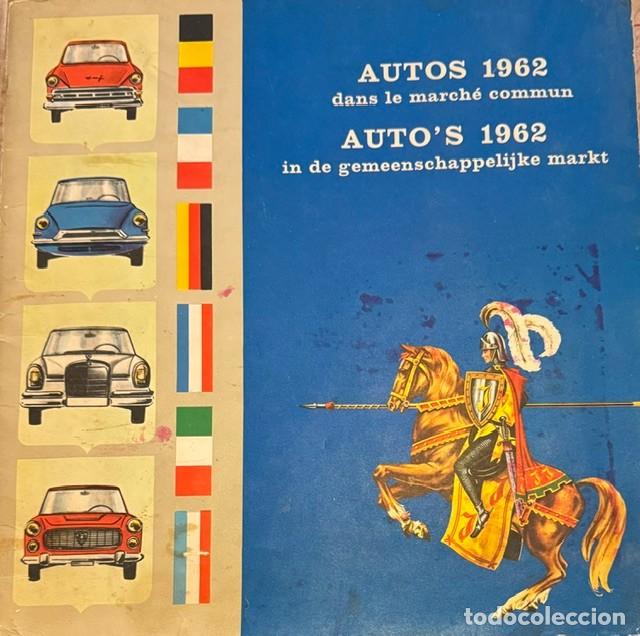 Coches: ALBUM AUTOS 1962 - SUPERCHOCOLAT JACQUES - INCOMPLETO