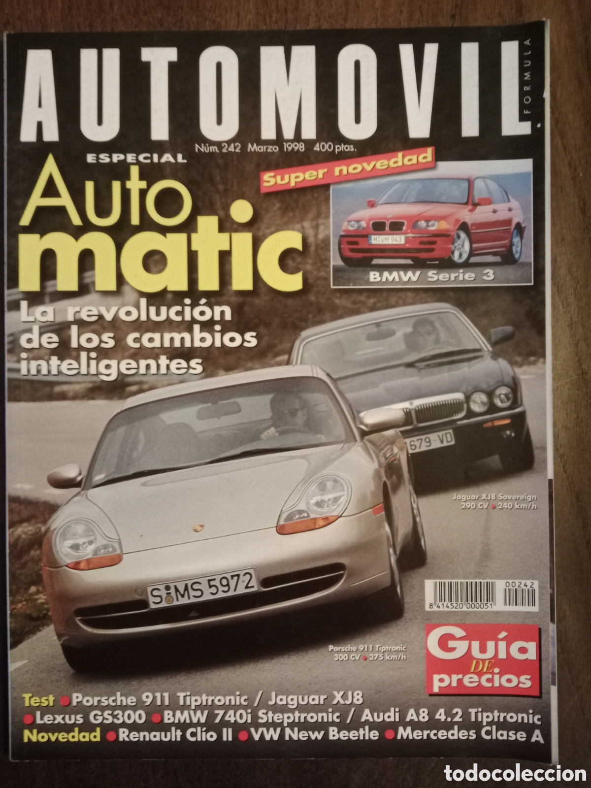Coches: Revista autom&oacute;vil n. 242 de 1998