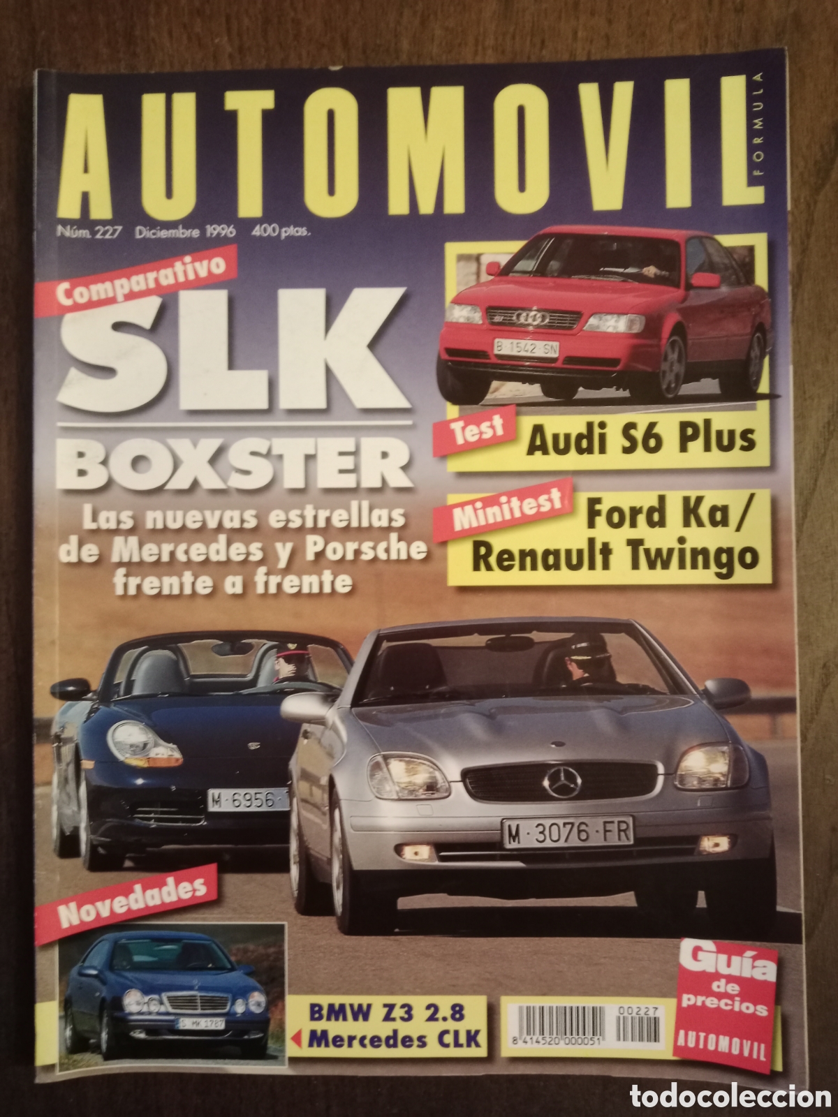Coches: Revista autom&oacute;vil n. 227 de 1996