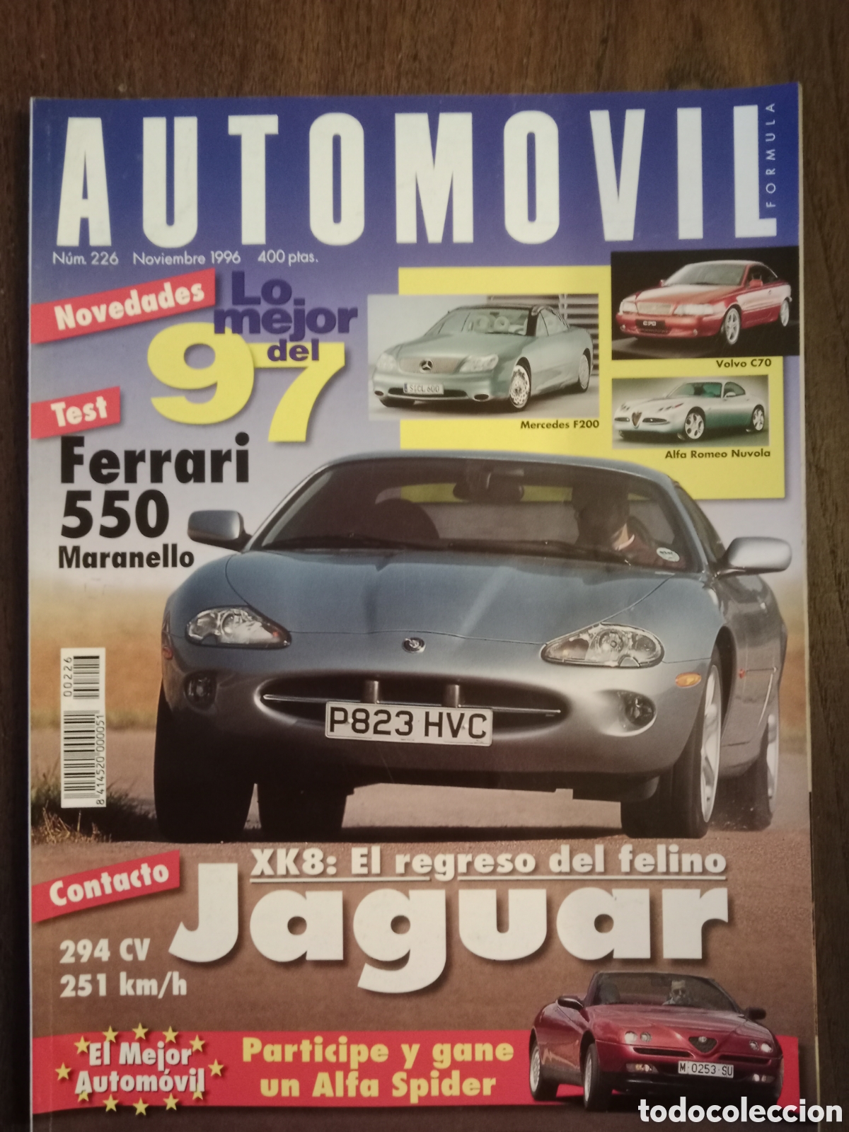 Coches: Revista autom&oacute;vil n. 226 de 1996