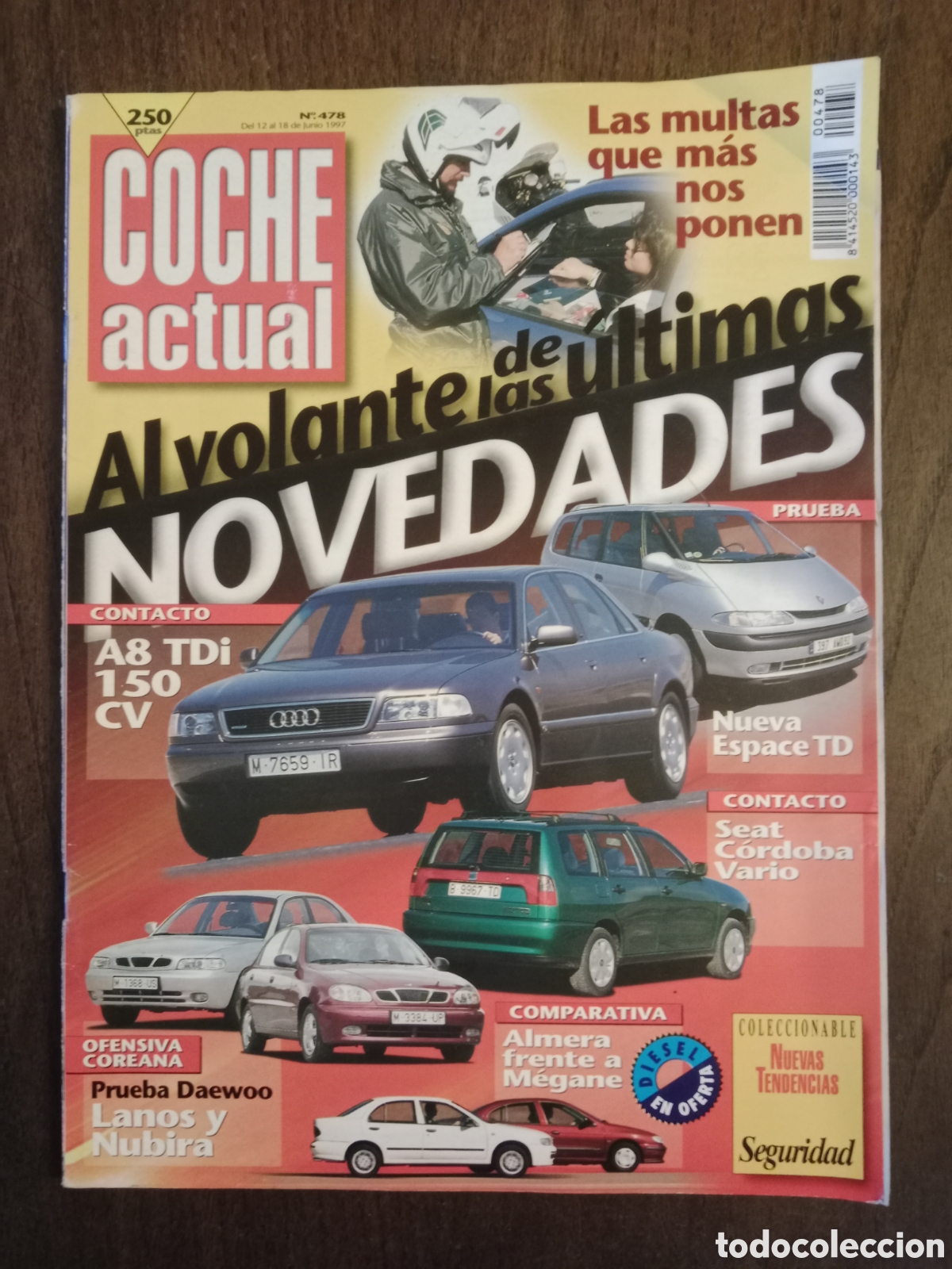 Coches: Revista coche actual n. 478 de 1997 autom&oacute;vil