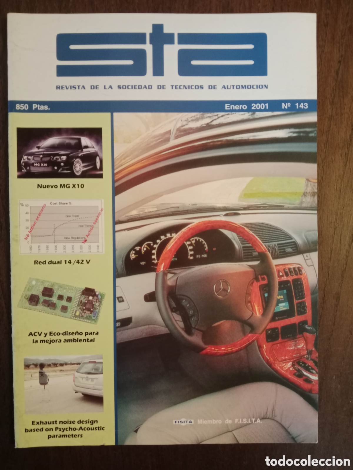 Coches: Revista STA n. 143 de 2001 autom&oacute;vil