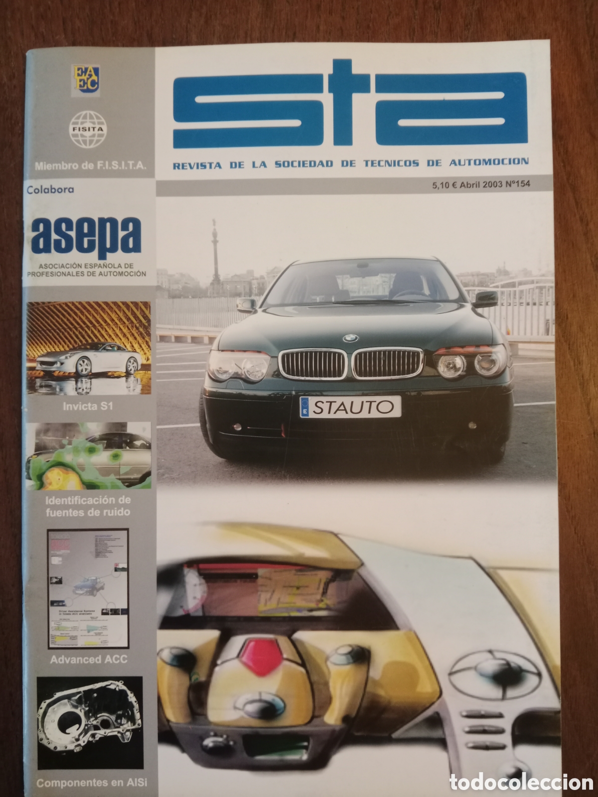Coches: Revista STA n. 154 de 2003 autom&oacute;vil