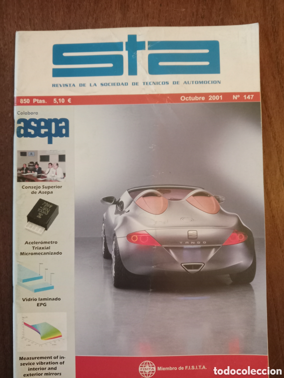 Coches: Revista STA n. 147 de 2001 autom&oacute;vil