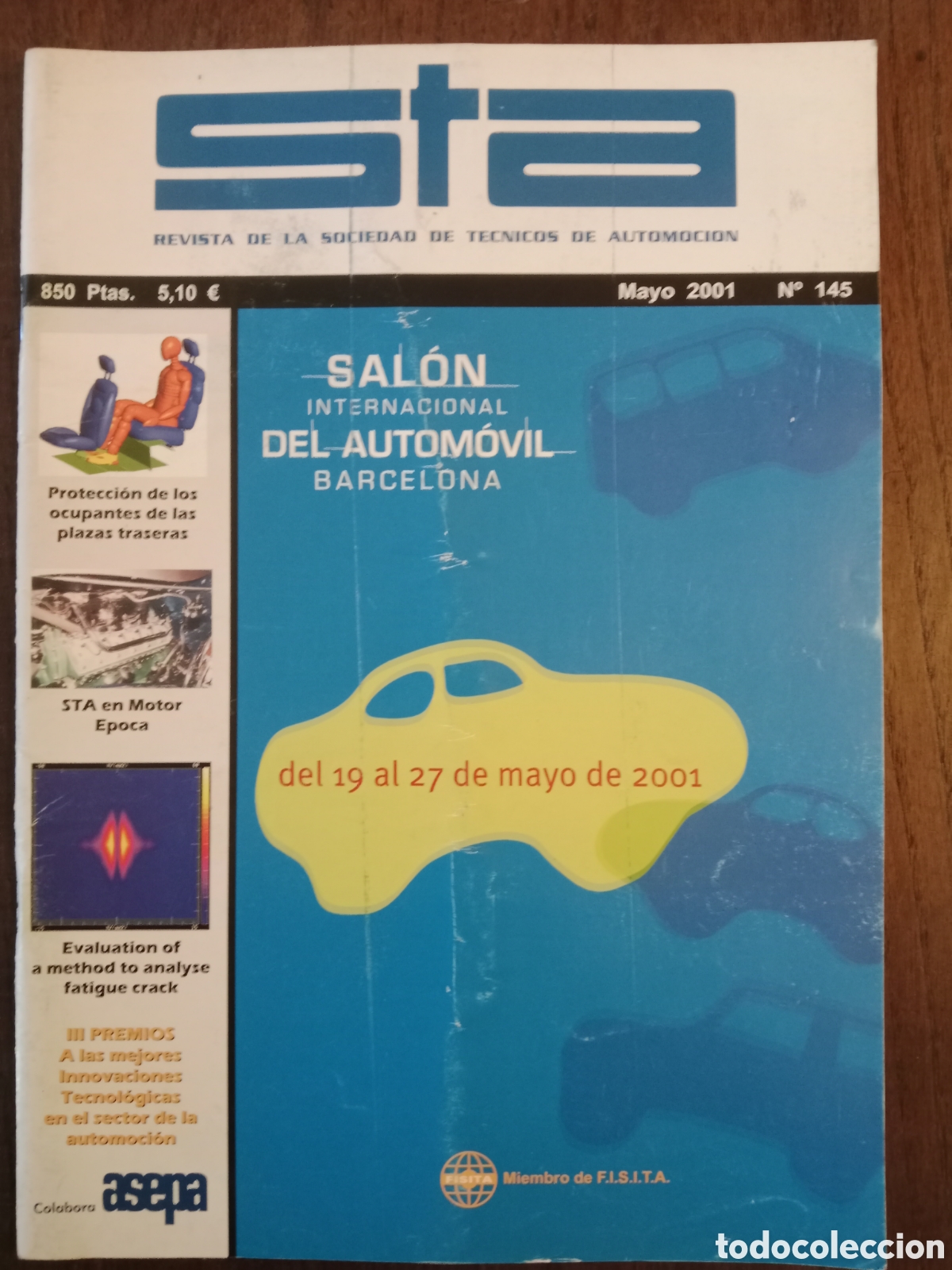 Coches: Revista STA n. 145 de 2001 autom&oacute;vil