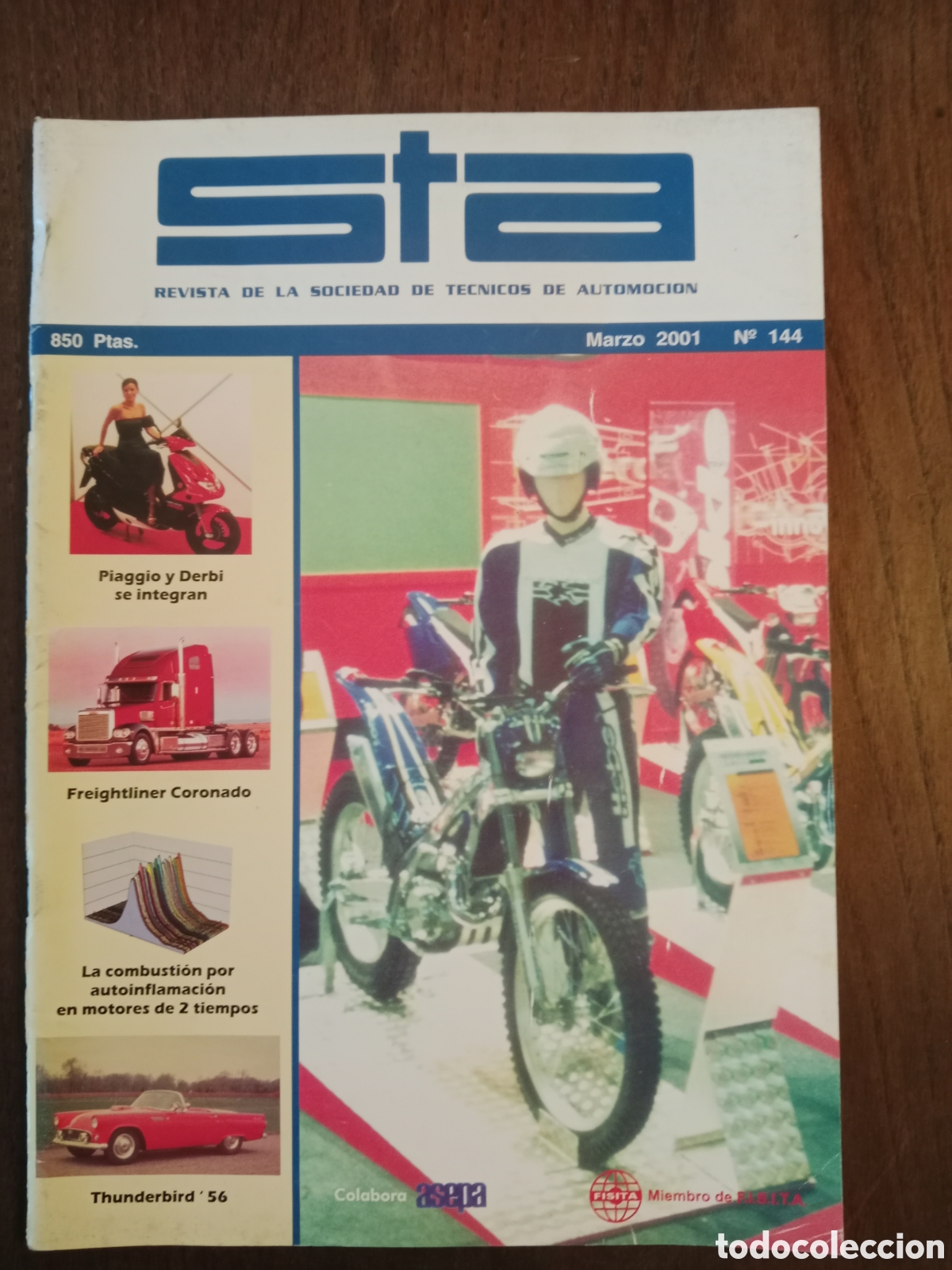 Coches: Revista STA n. 144 de 2001 autom&oacute;vil