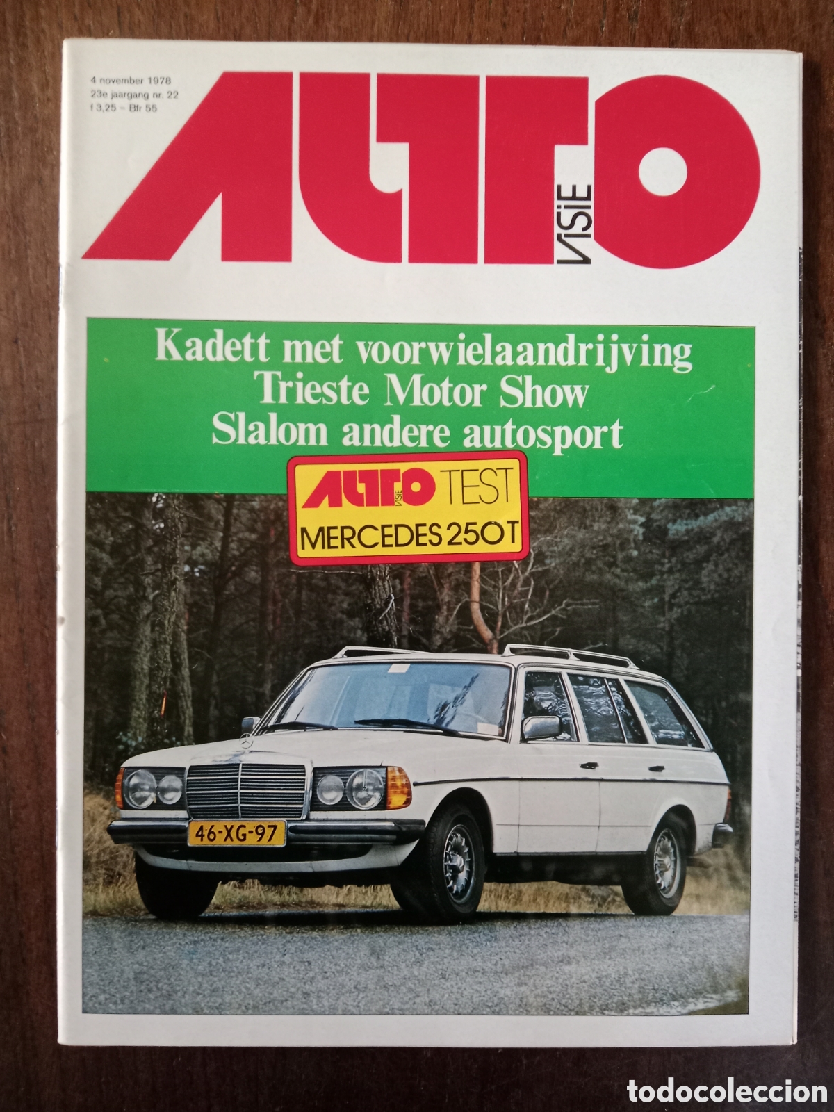 Coches: Revista auto visie n. 22 de 1978 autom&oacute;vil