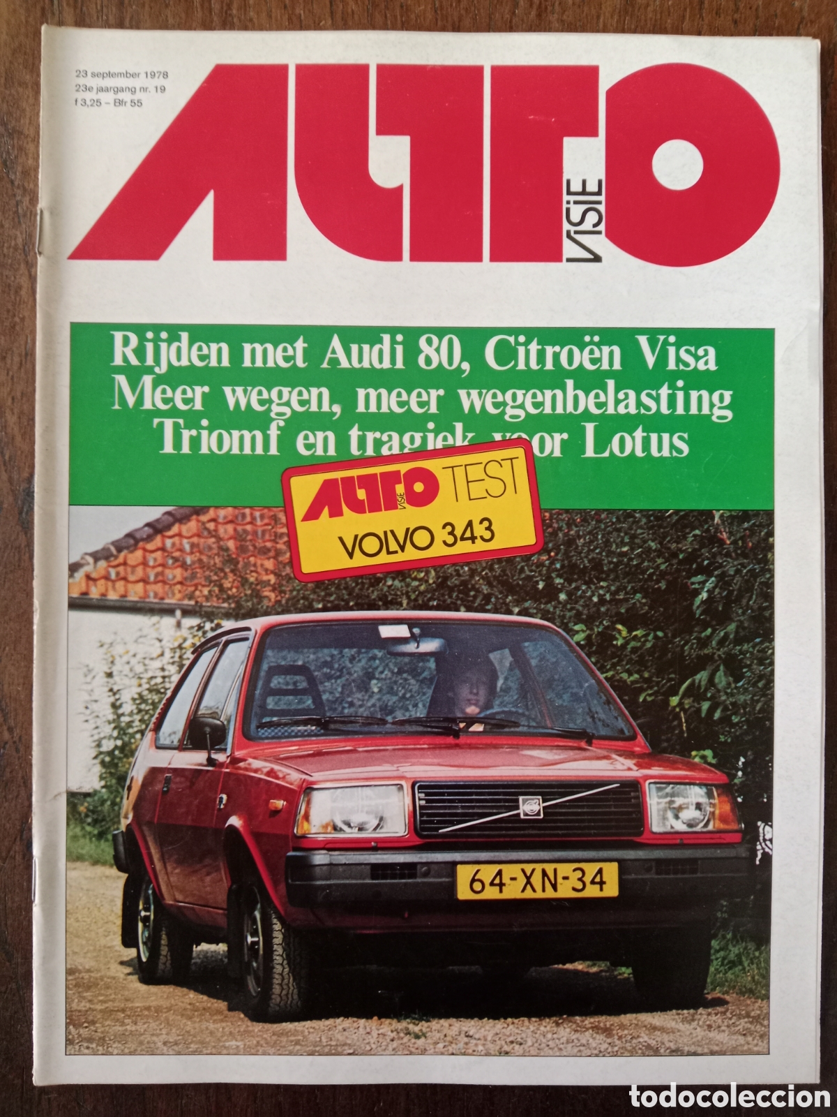 Coches: Revista auto visie n. 19 de 1978 autom&oacute;vil