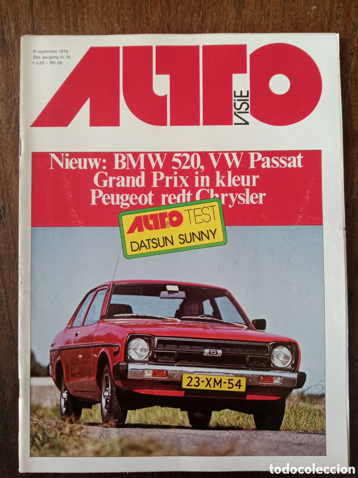 Coches: Revista auto visie n. 18 de 1978 autom&oacute;vil