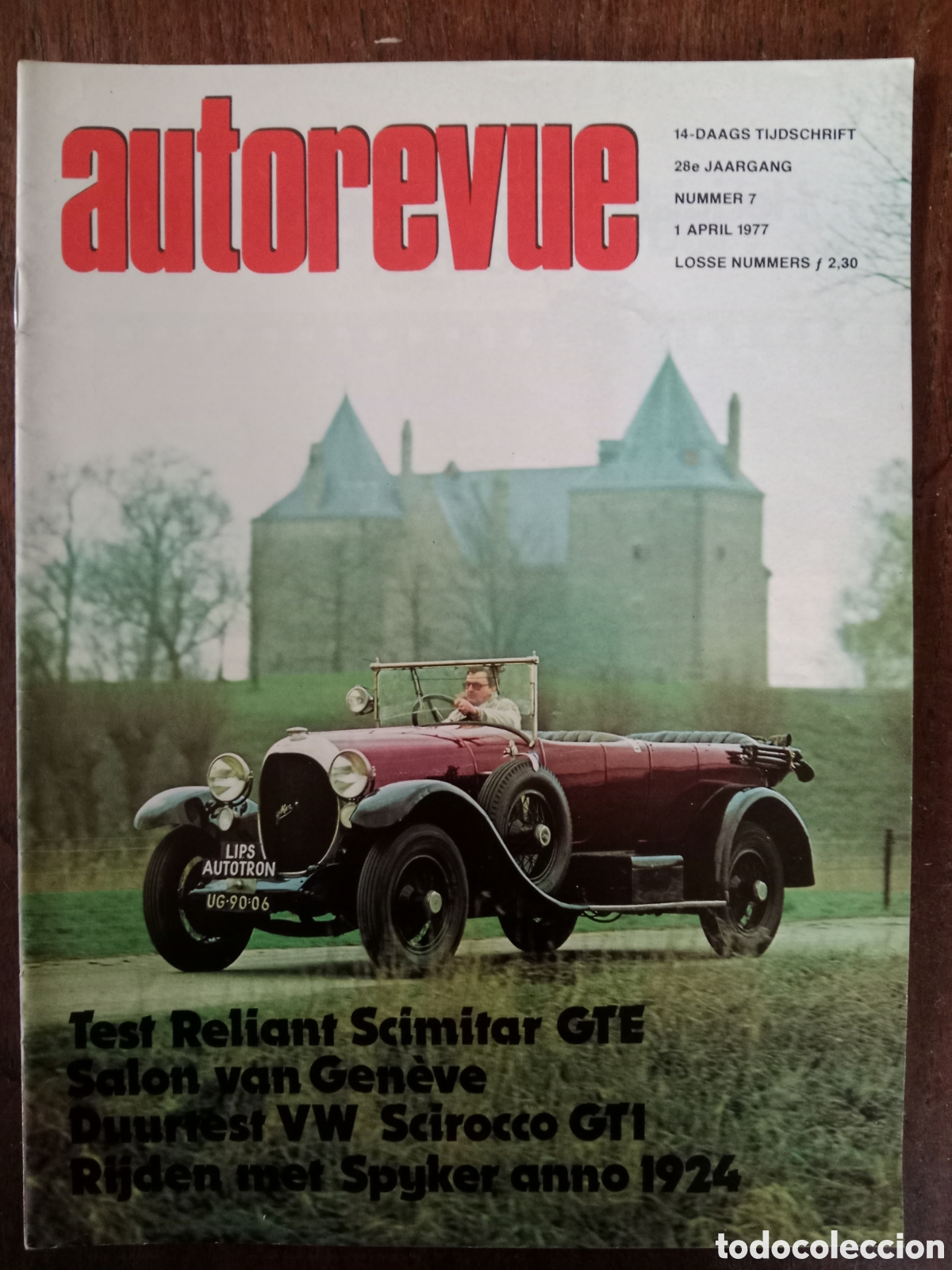 Coches: Revista autorevue n. 7 de 1977 autom&oacute;vil