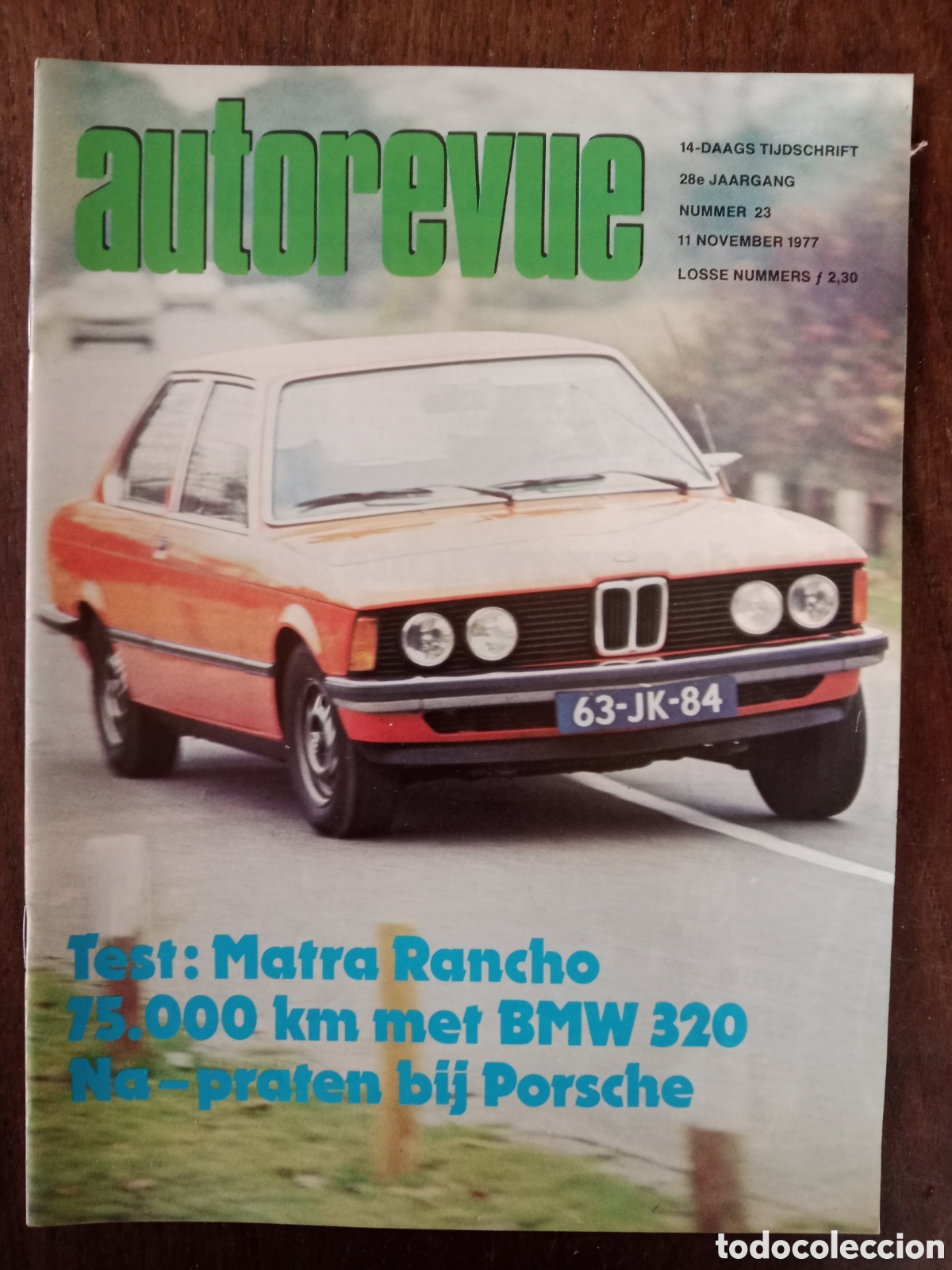 Coches: Revista autorevue n. 23 de 1977 autom&oacute;vil
