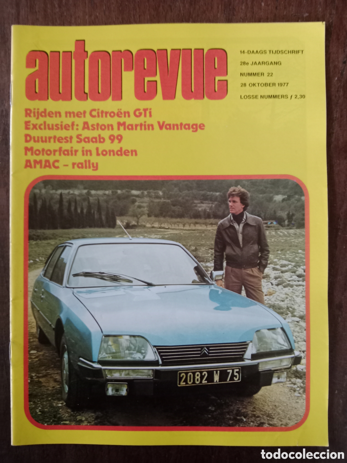 Coches: Revista autorevue n. 22 de 1977 autom&oacute;vil