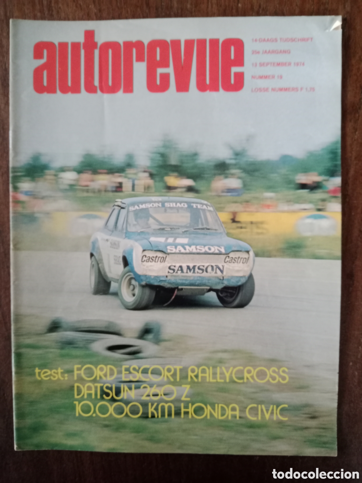 Coches: Revista autorevue n. 19 de 1974 autom&oacute;vil