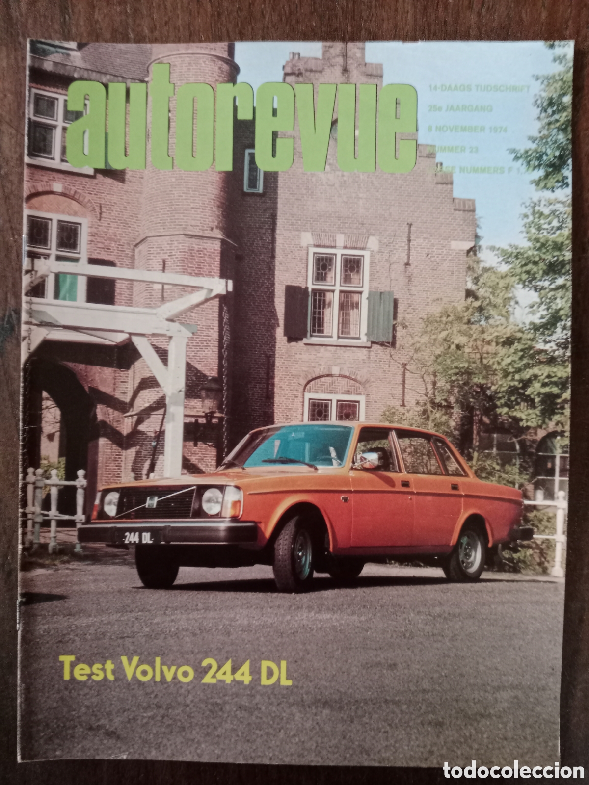 Coches: Revista autorevue n. 23 de 1974 autom&oacute;vil