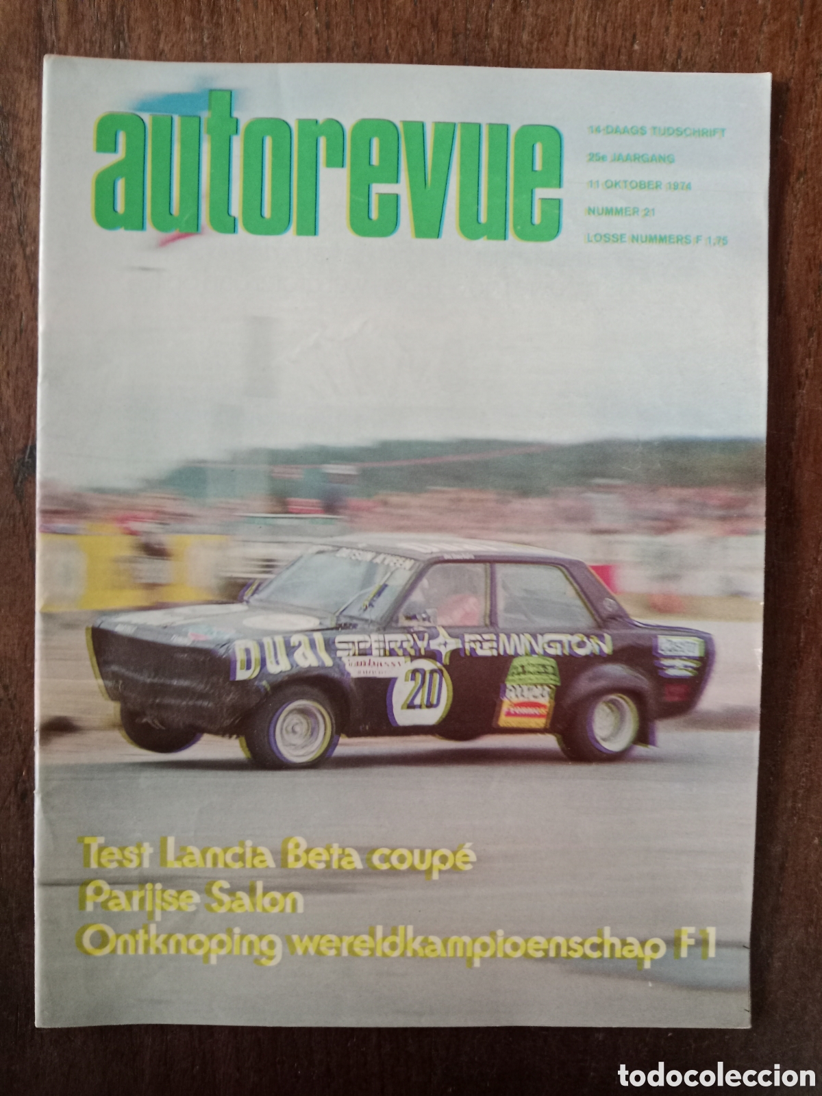 Coches: Revista autorevue n. 21 de 1974 autom&oacute;vil