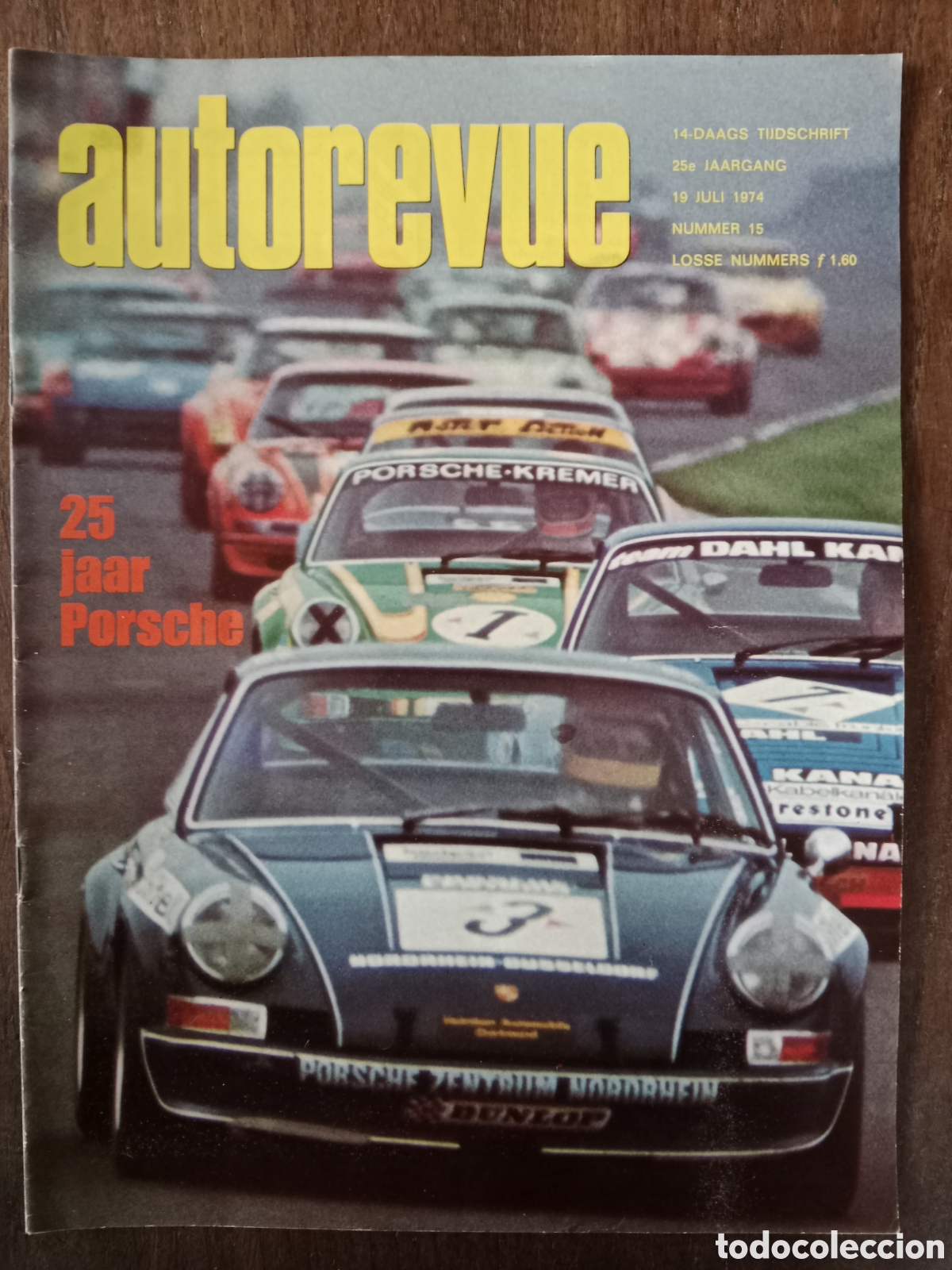 Coches: Revista autorevue n. 15 de 1974 autom&oacute;vil