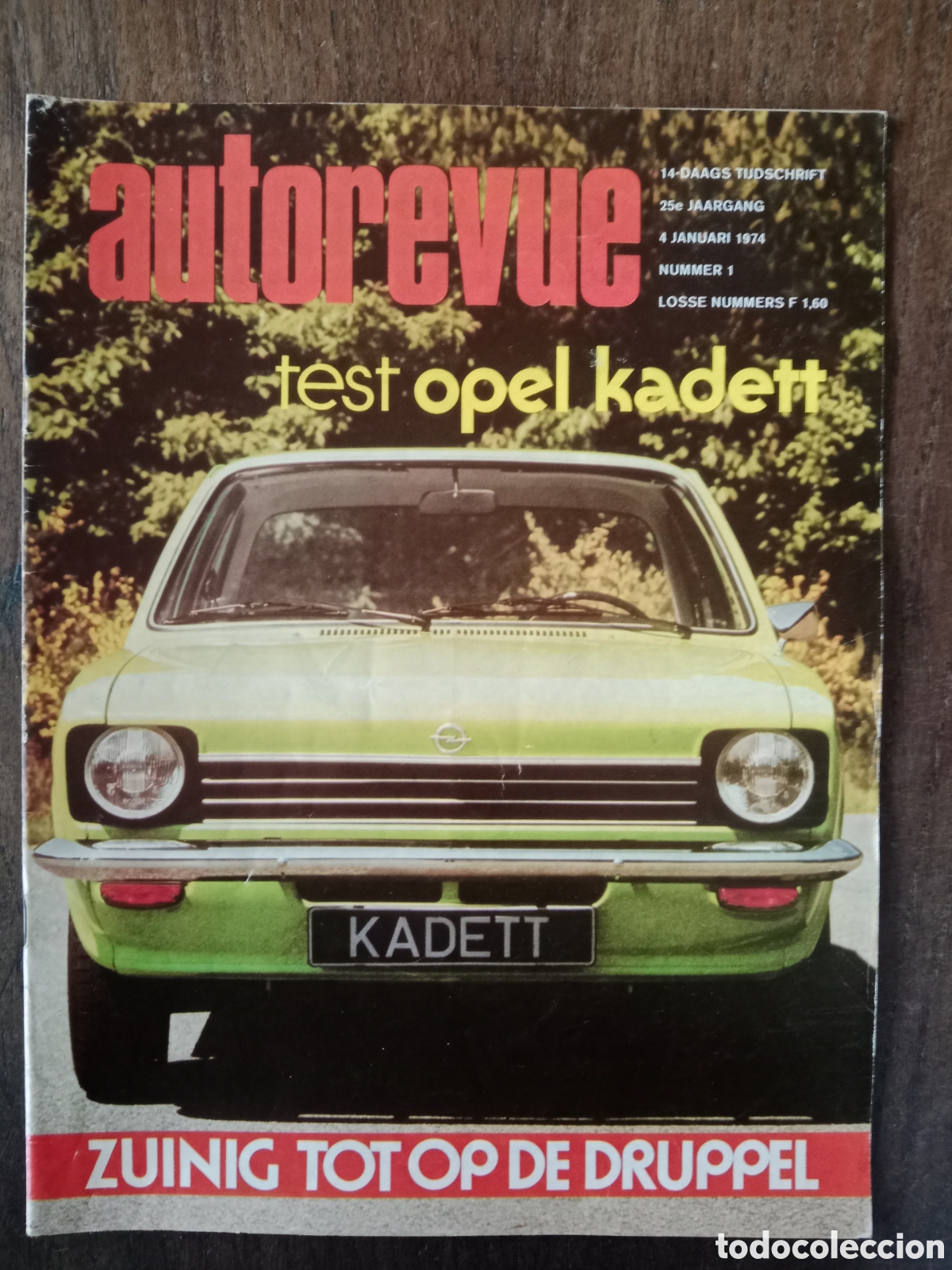 Coches: Revista autorevue n. 1 de 1974 autom&oacute;vil