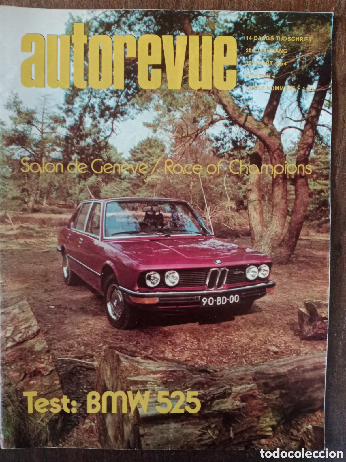 Coches: Revista autorevue n. 7 de 1974 autom&oacute;vil