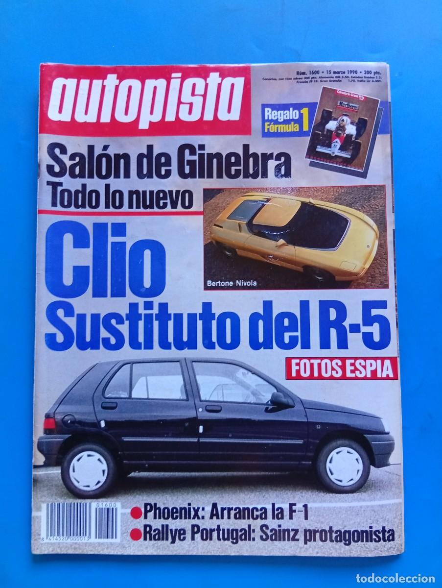Coches: AUTOPISTA. N&ordm; 1600. MARZO 1990. MERCEDES 190 2.6 SPORT LINE. ALFA ROMEO 33 1.7 I.E. LANCIA... LEER.