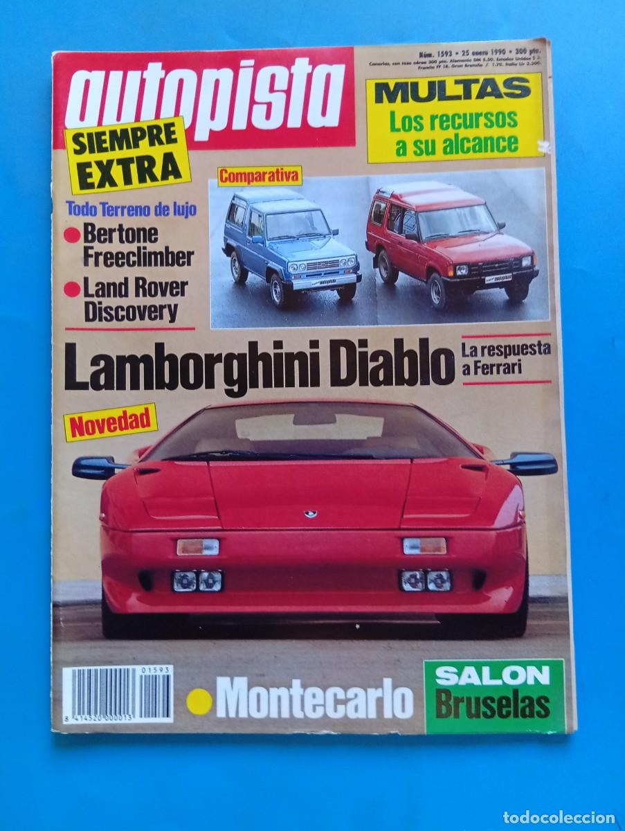 Coches: AUTOPISTA. N&ordm; 1593. A&Ntilde;O 1990. PRUEBA: ALFA 33 BOXER 16V Q.V.. TURSMO: BERMEO. PAR&Iacute;S-DAKAR. SA.. LEER