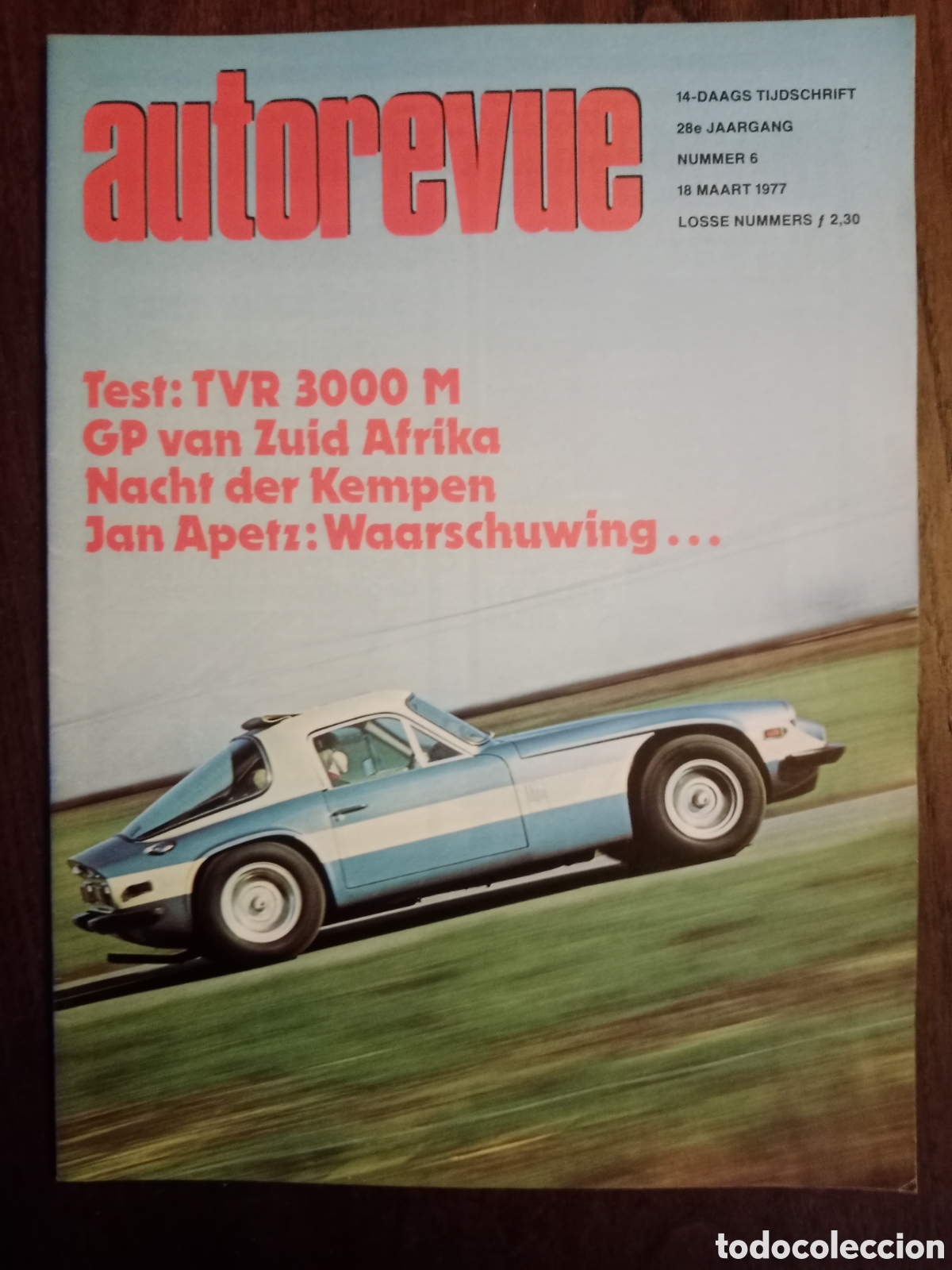 Coches: Revista autorevue n. 6 de 1977 autom&oacute;vil