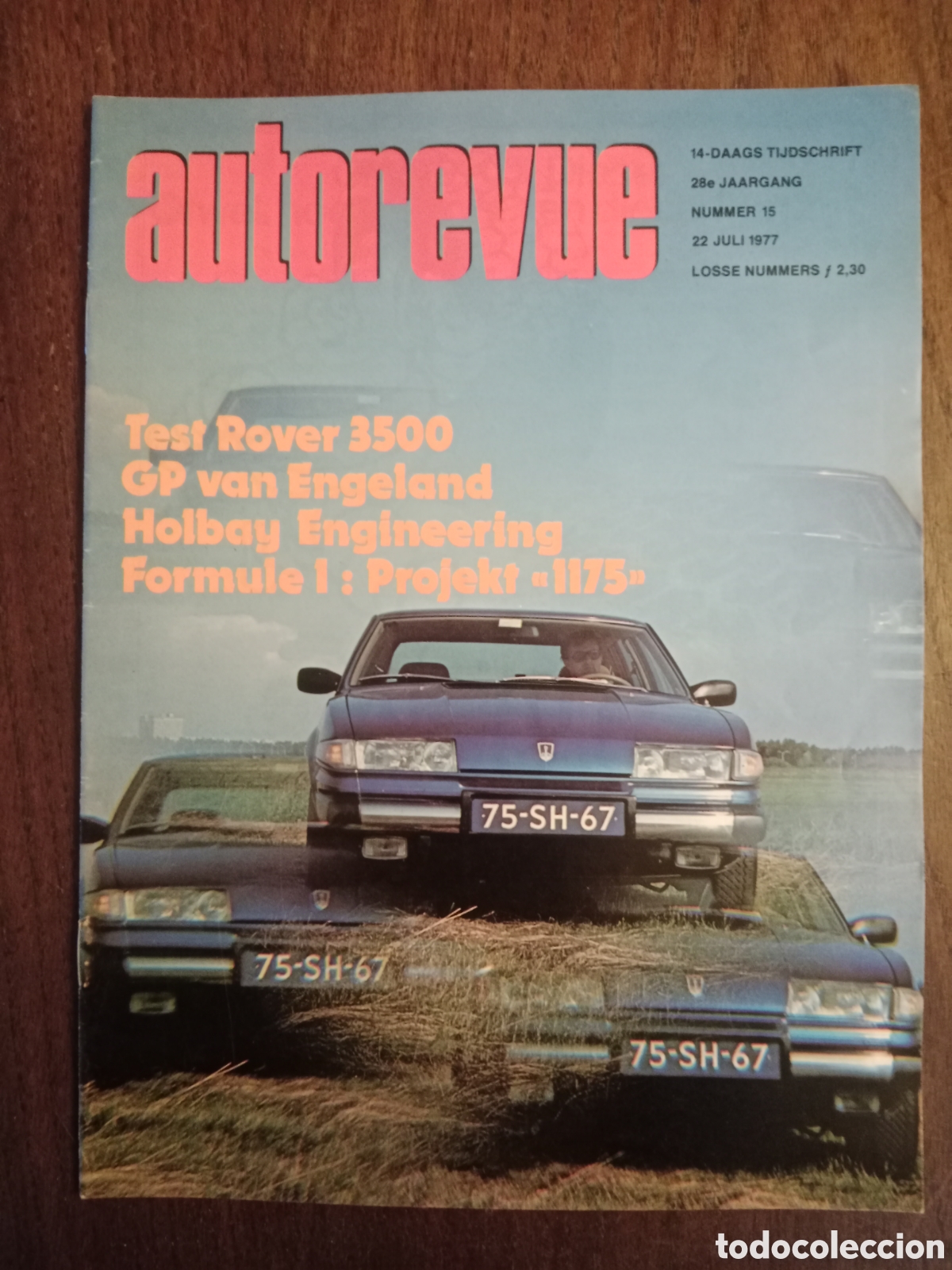 Coches: Revista autorevue n. 15 de 1977 autom&oacute;vil