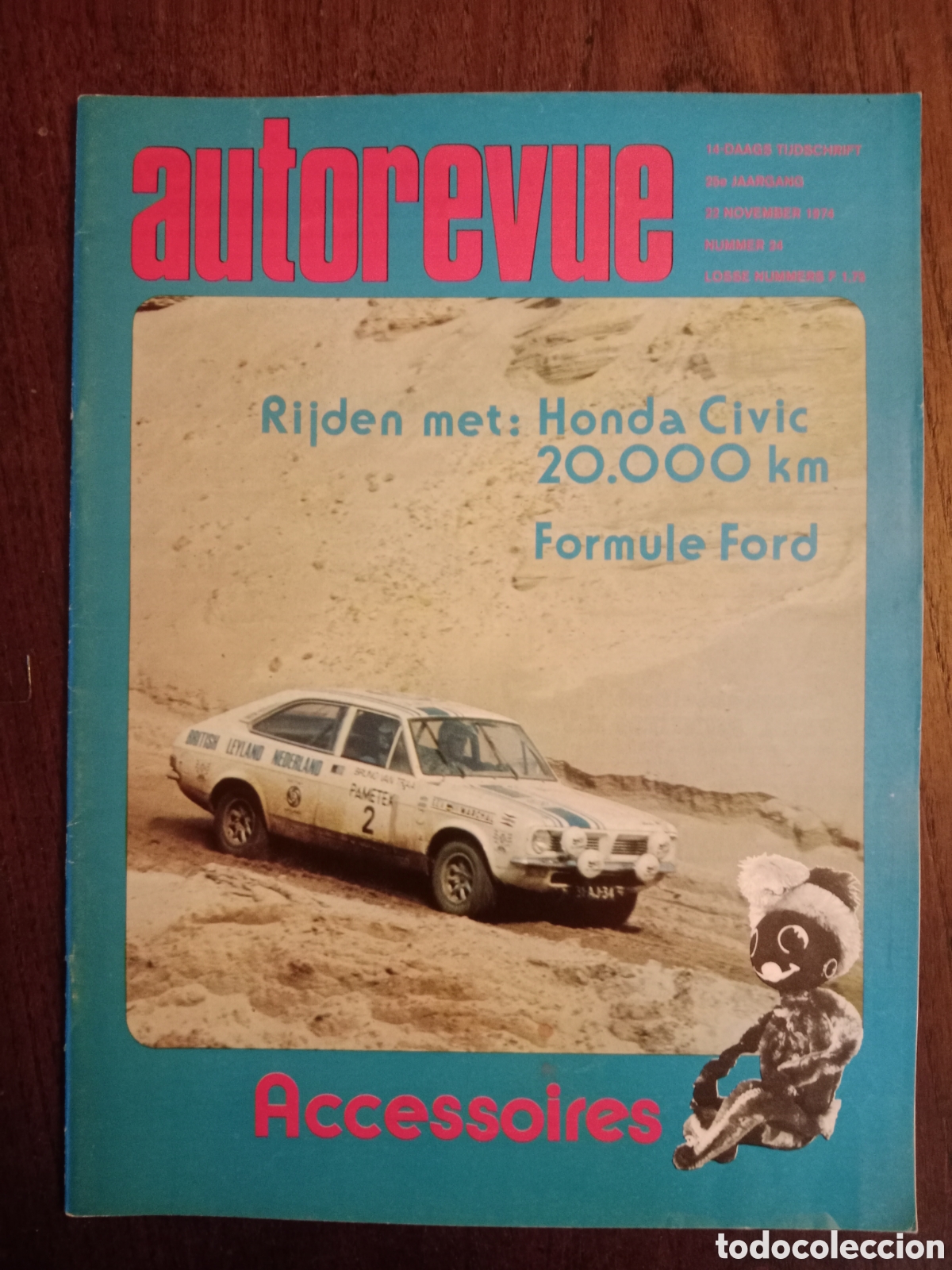Coches: Revista autorevue n. 24 de 1974 autom&oacute;vil