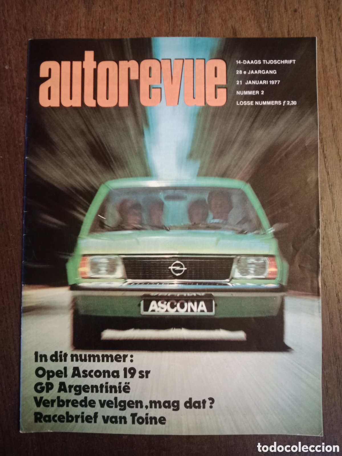 Coches: Revista autorevue n. 2 de 1977 autom&oacute;vil