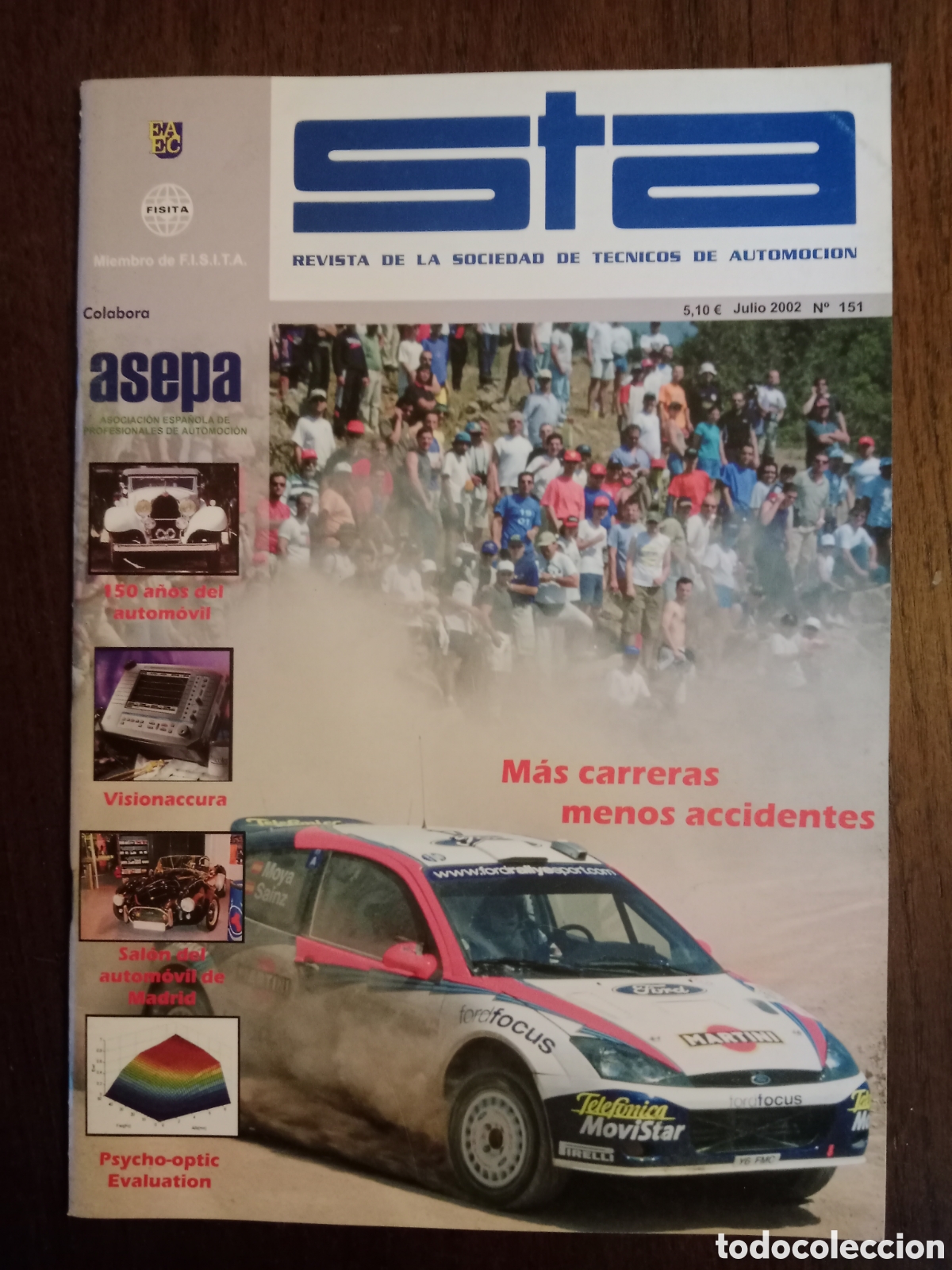 Coches: Revista STA n. 151 de 2001 autom&oacute;vil