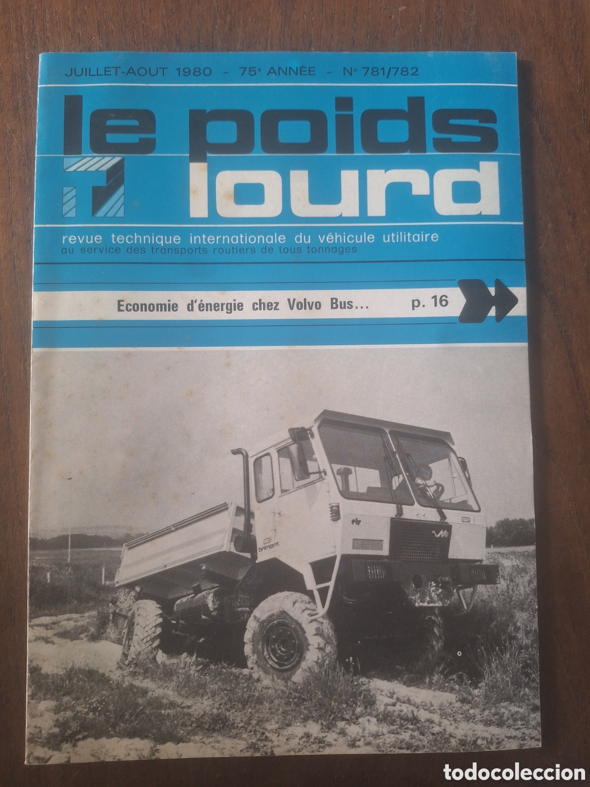 Coches: Revista le poids lourd n. 781 de 1980 camion