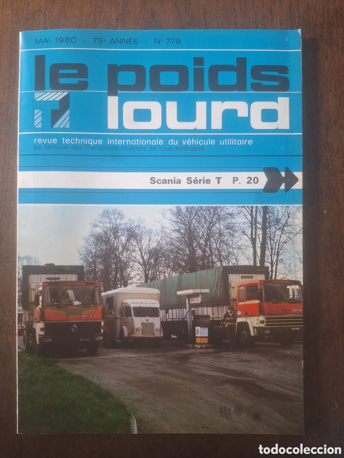 Coches: Revista le poids lourd n. 779 de 1980 camion
