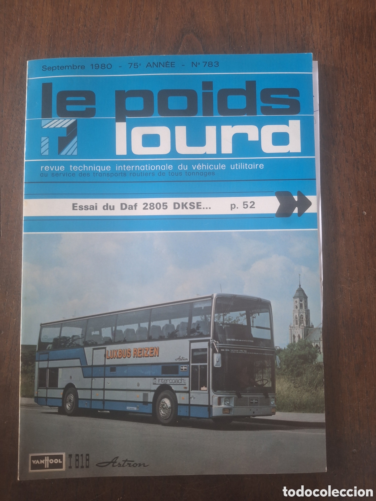 Coches: Revista le poids lourd n. 783 de 1980 camion