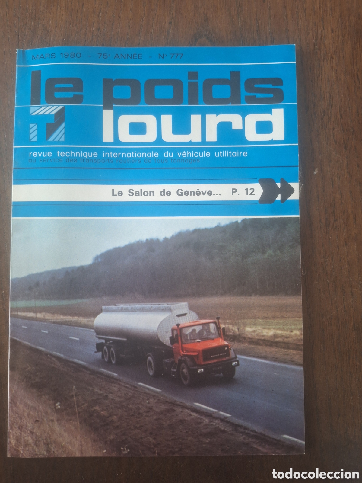 Coches: Revista le poids lourd n. 777 de 1980 camion