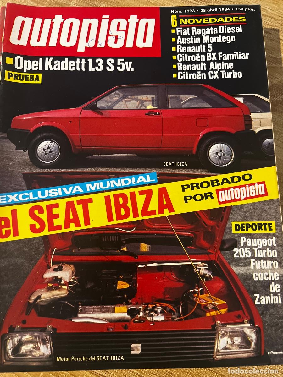 Coches: AUTOPISTA. N&ordm; 1.293. A&Ntilde;O 1984. PRUEBA: OPEL KADETT 1.3 S. FIAT REGATA DI&Eacute;SEL. DEL &Aacute;RTICO AL E.. LEER