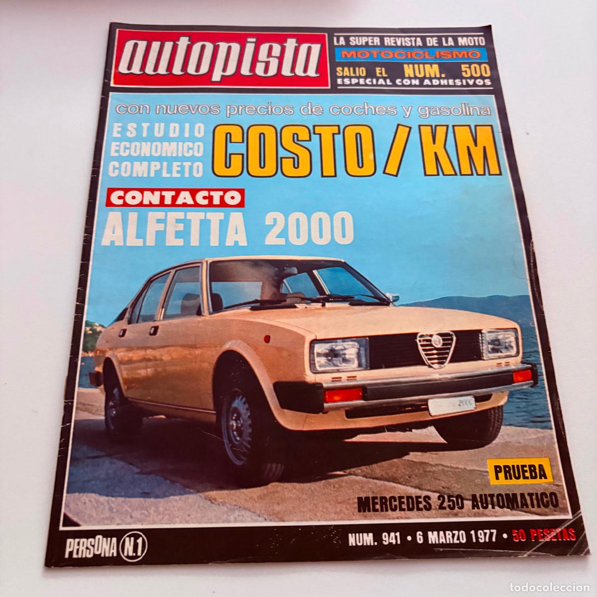 Coches: REVISTA AUTOPISTA N&ordm; 941 ALFA ROMEO ALFETTA 2000
