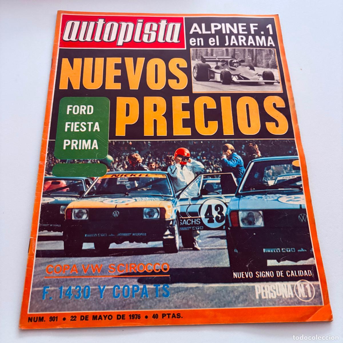 Coches: REVISTA AUTOPISTA N&ordm; 901 FORD FIESTA PRIMA