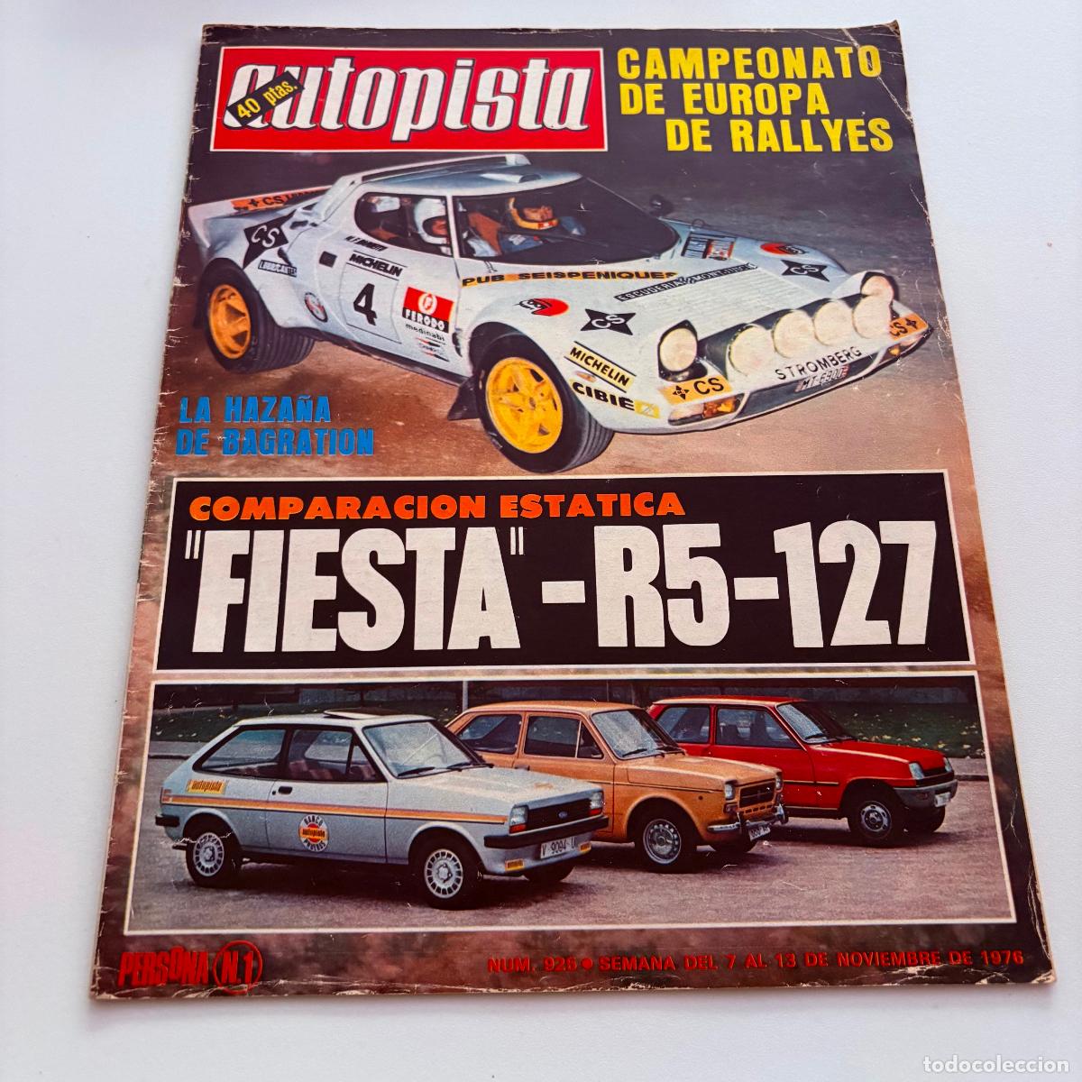 Coches: REVISTA AUTOPISTA N&ordm; 925 FORD FIESTA RENAULT 5 SEAT 127