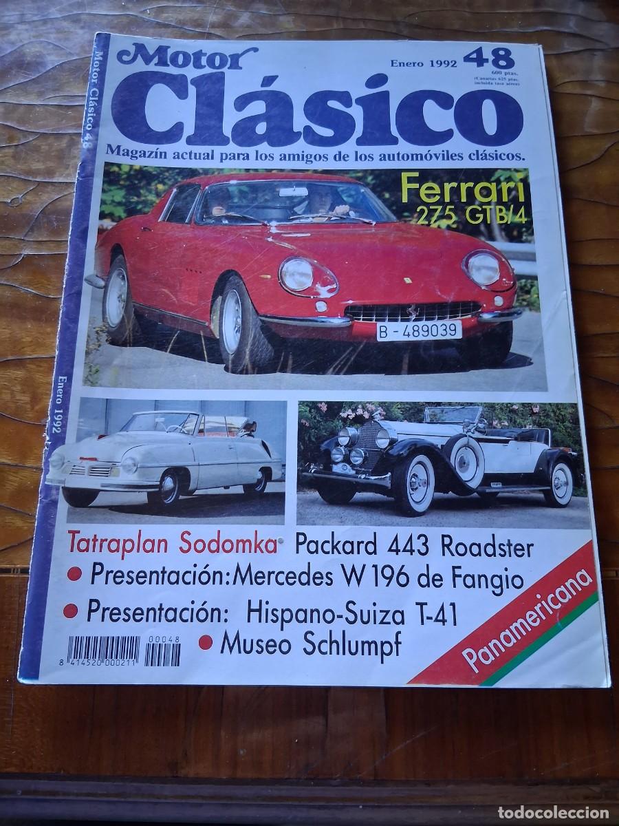 Coches: Revista coche motor Clasico 48 Packard 443 Roadster Tatraplan Sodomka Hispano Suiza T 41