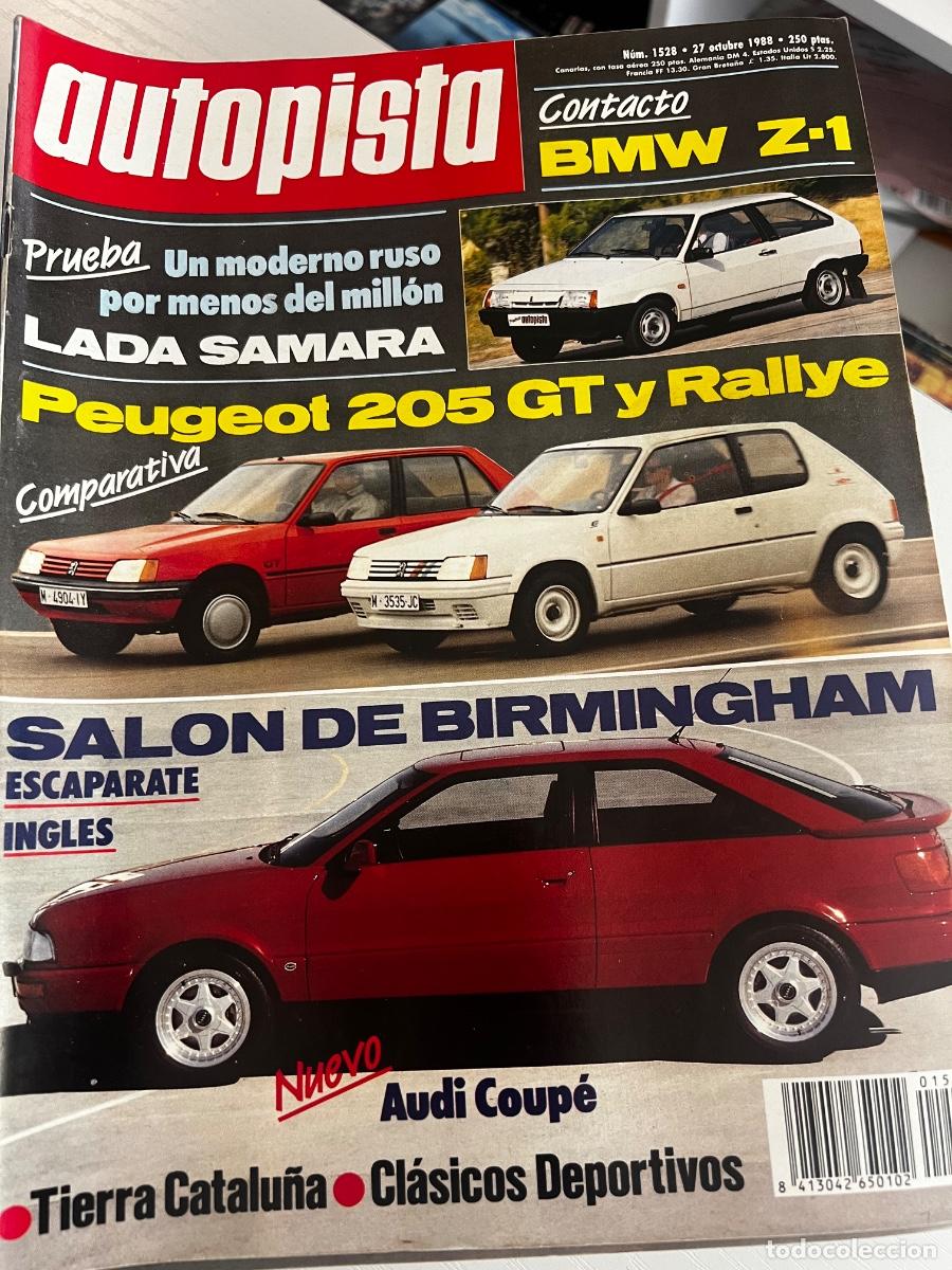 Coches: AUTOPISTA. N&ordm; 1528. OCTUBRE 1988. .AUTOBIANCHI Y10 TURBO. CITRO&Euml;N AX GT. HONDA CRX. LEER