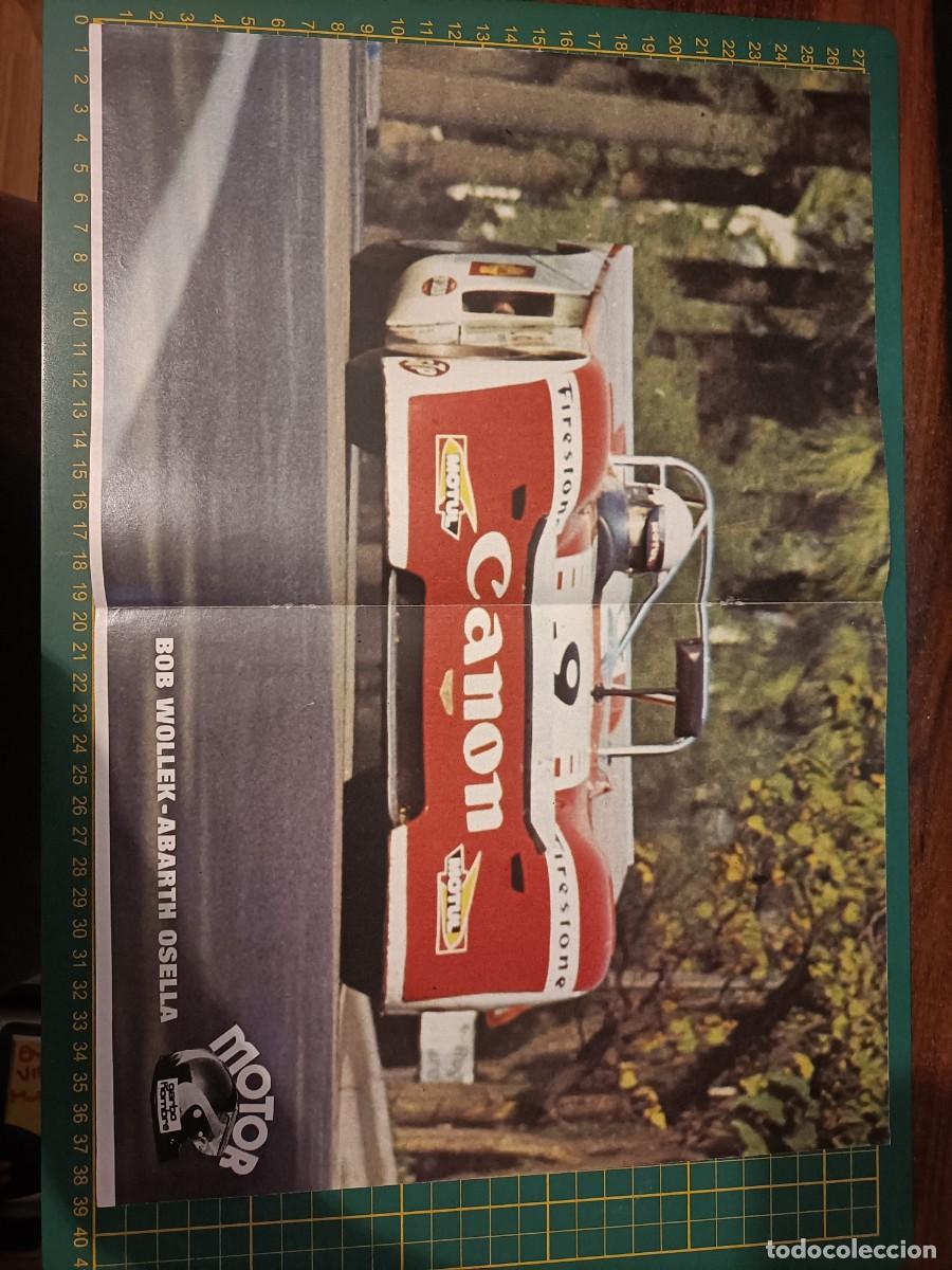 Coches: BOB WOLLEK - ABARTH OSELLA. P&Oacute;STER - Foto 2