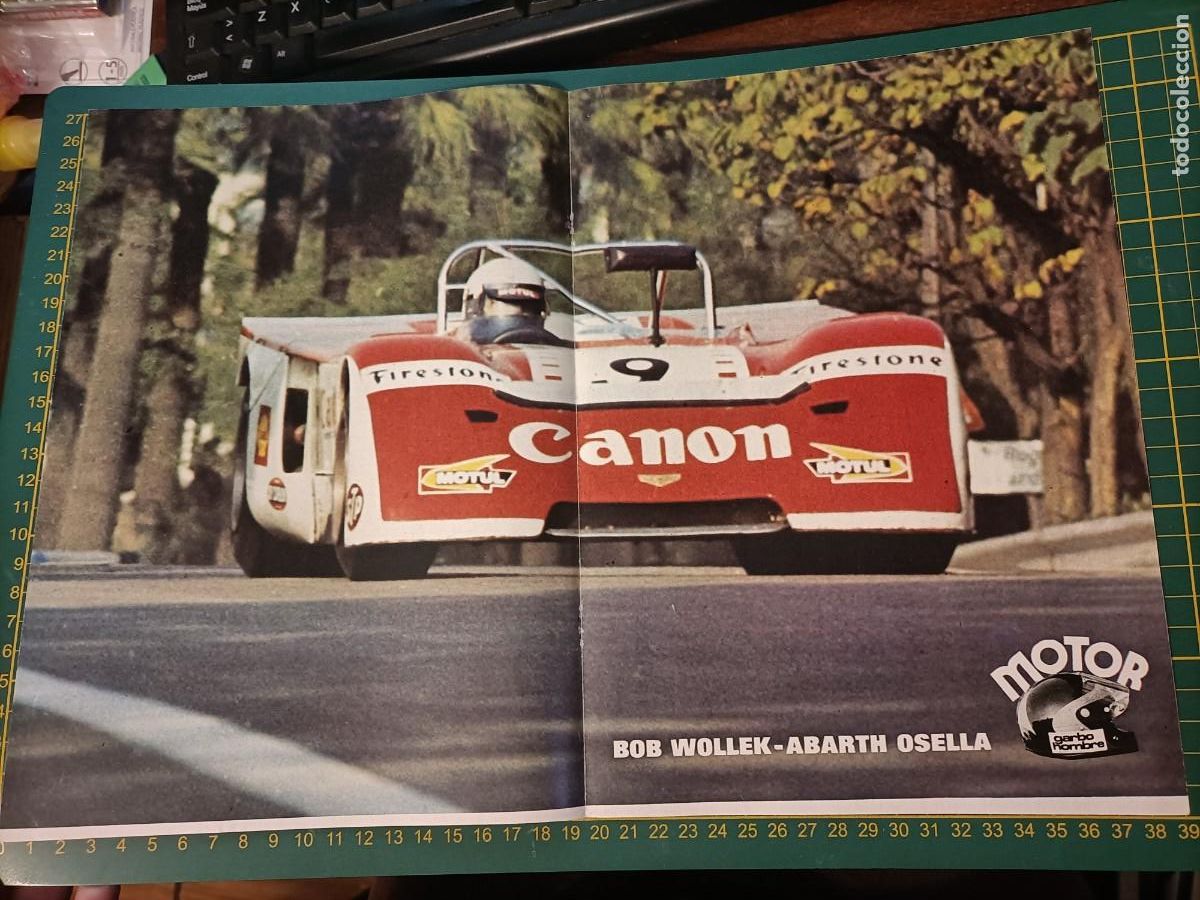 Coches: BOB WOLLEK - ABARTH OSELLA. P&Oacute;STER