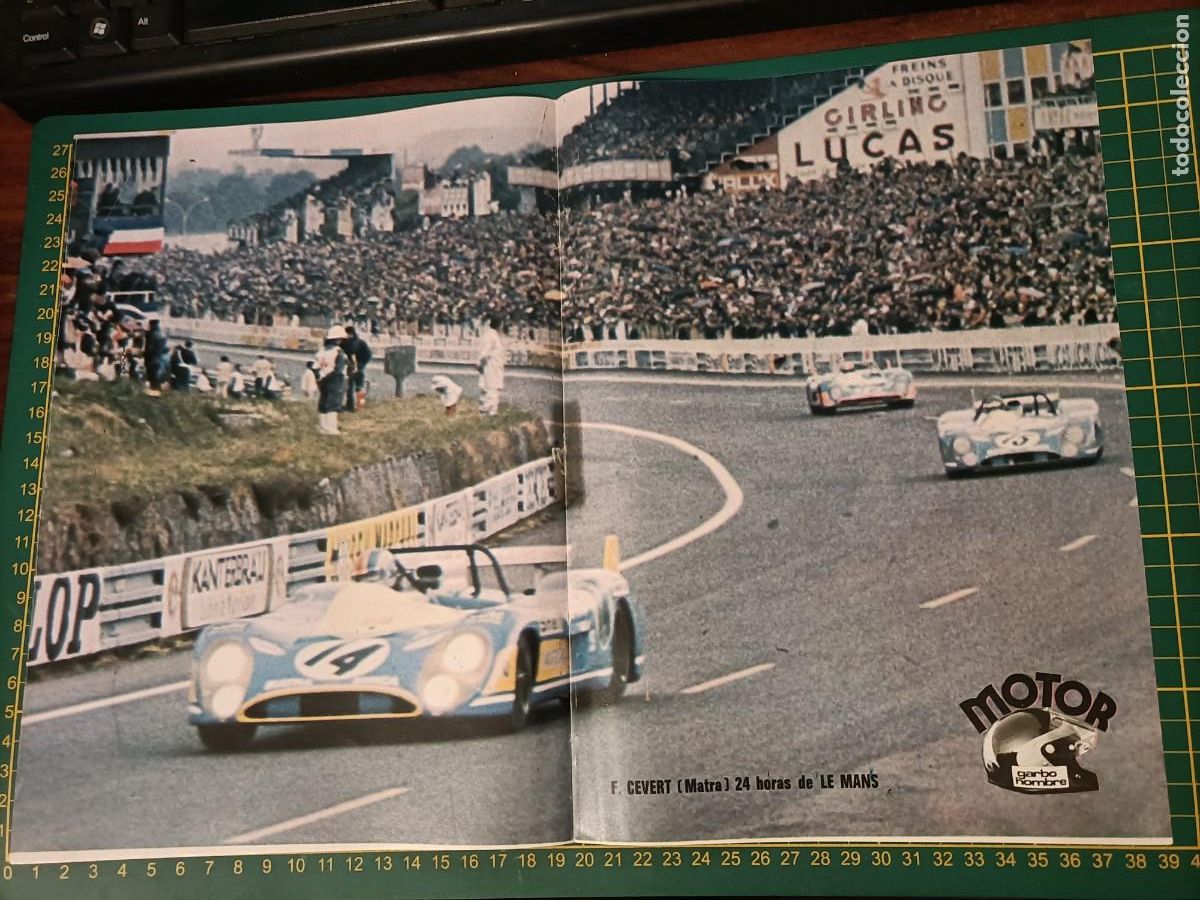 Coches: F. CEVERT (MATRA) 24 HORAS LE MANS. P&Oacute;STER