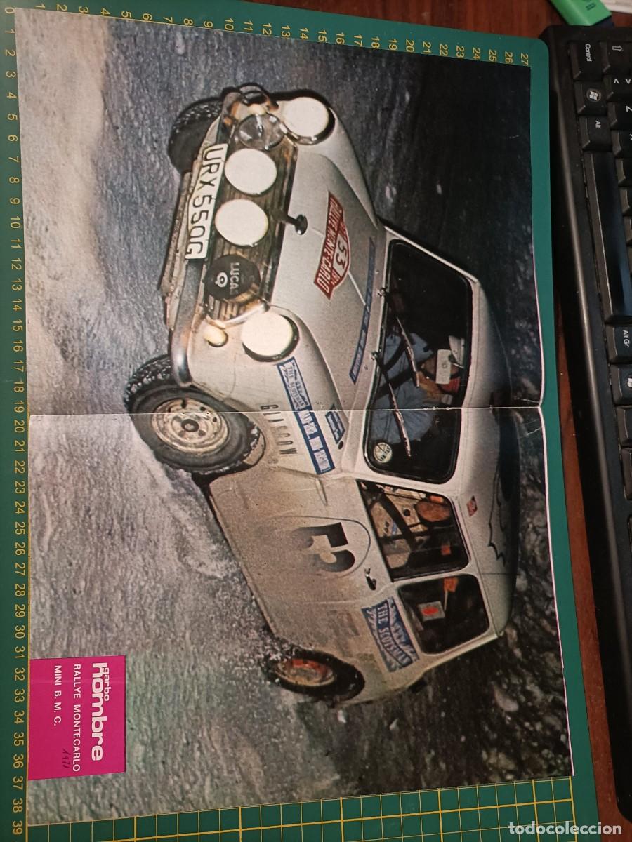 Coches: MINI B.M.C. RALLYE MONTECARLO 1971. P&Oacute;STER